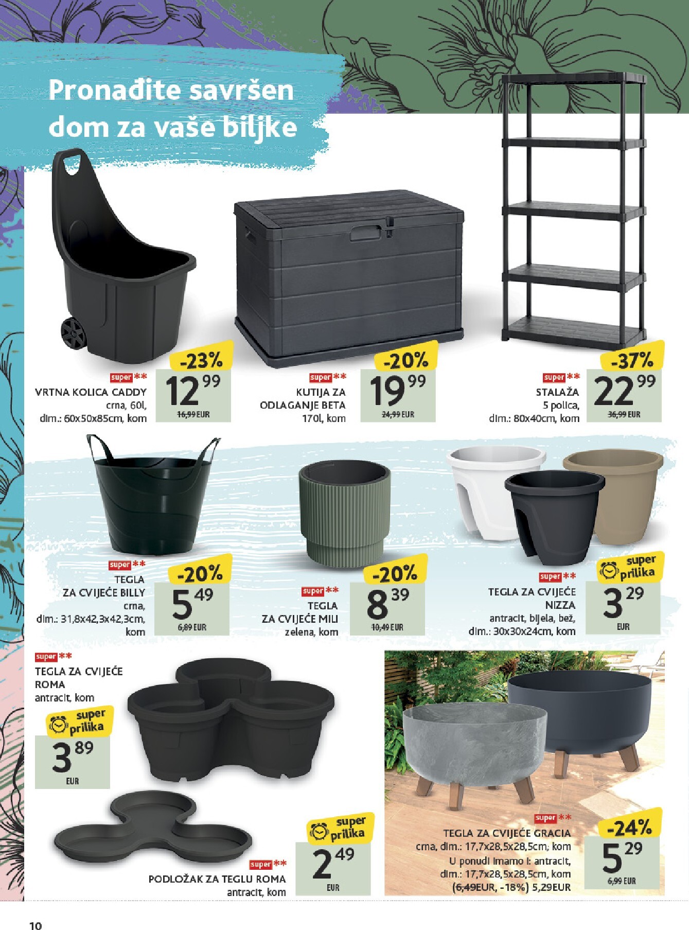 konzum - Prelistajte katalog Konzum - Katalog Vrt, vrijedi od 23.03.2026 do 19.04.2026 - page: 10