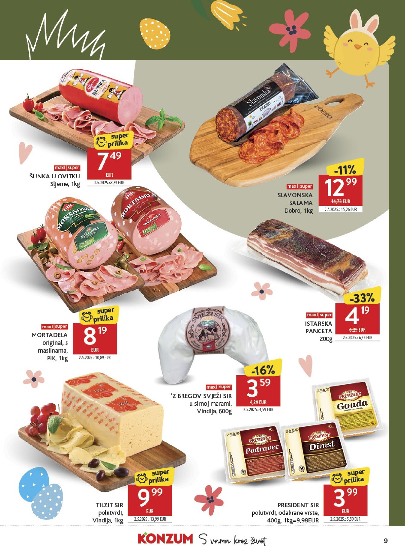 konzum - Prelistajte katalog Konzum - Najbolje iz Hrvatske, vrijedi od 30.03.2026 do 05.04.2026 - page: 9