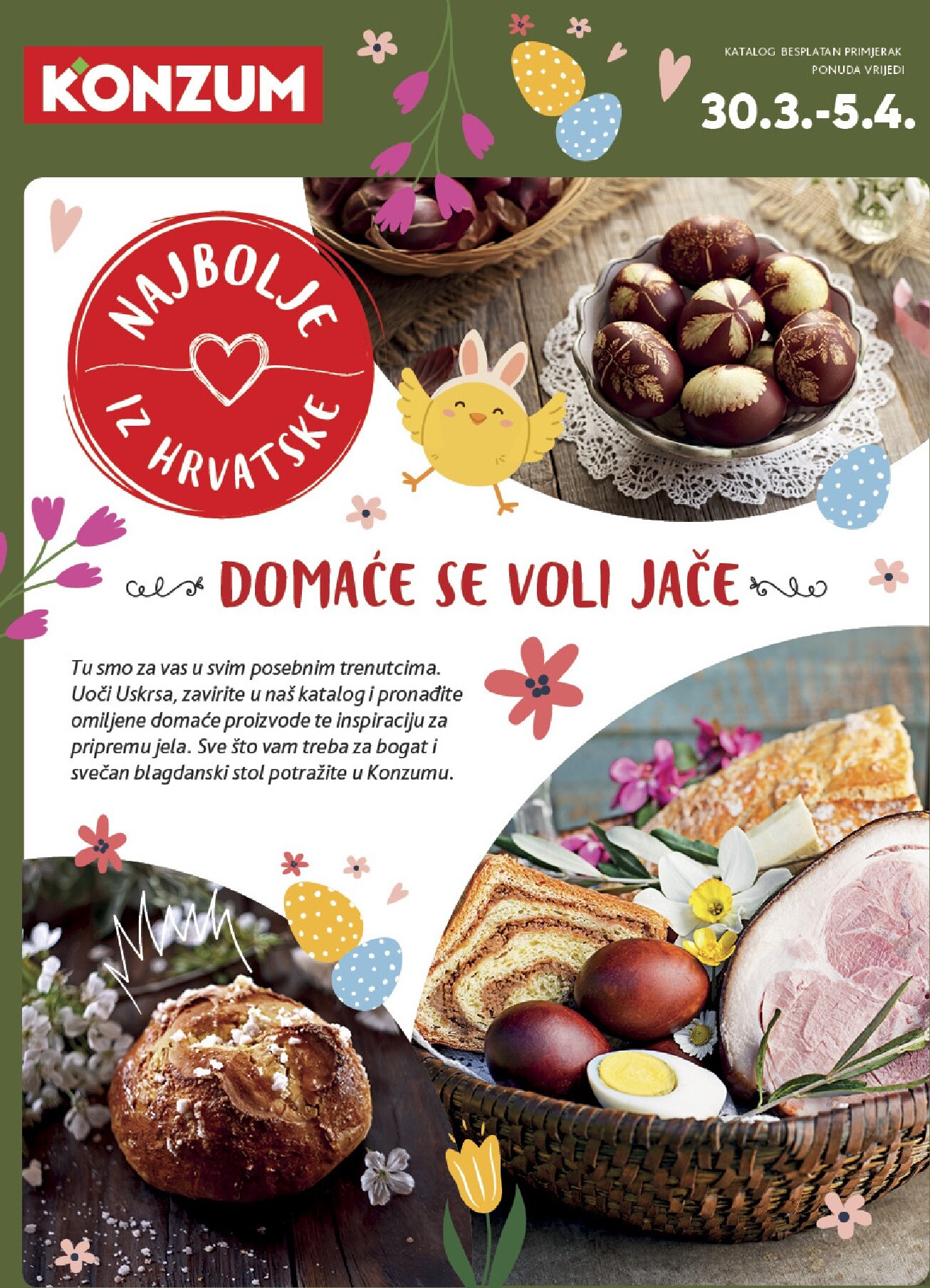 konzum - Prelistajte katalog Konzum - Najbolje iz Hrvatske, vrijedi od 30.03.2026 do 05.04.2026