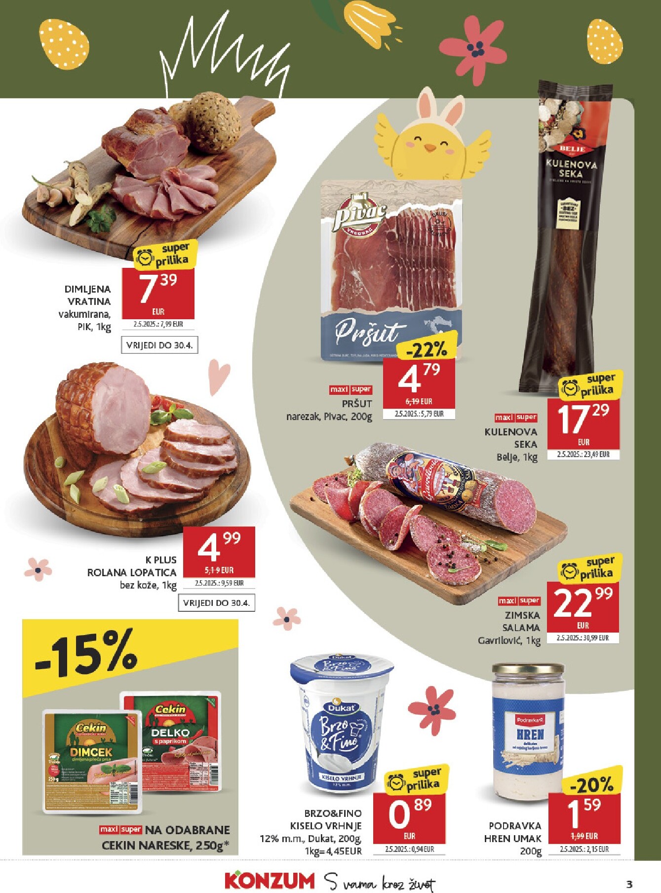 konzum - Prelistajte katalog Konzum - Najbolje iz Hrvatske, vrijedi od 30.03.2026 do 05.04.2026 - page: 3