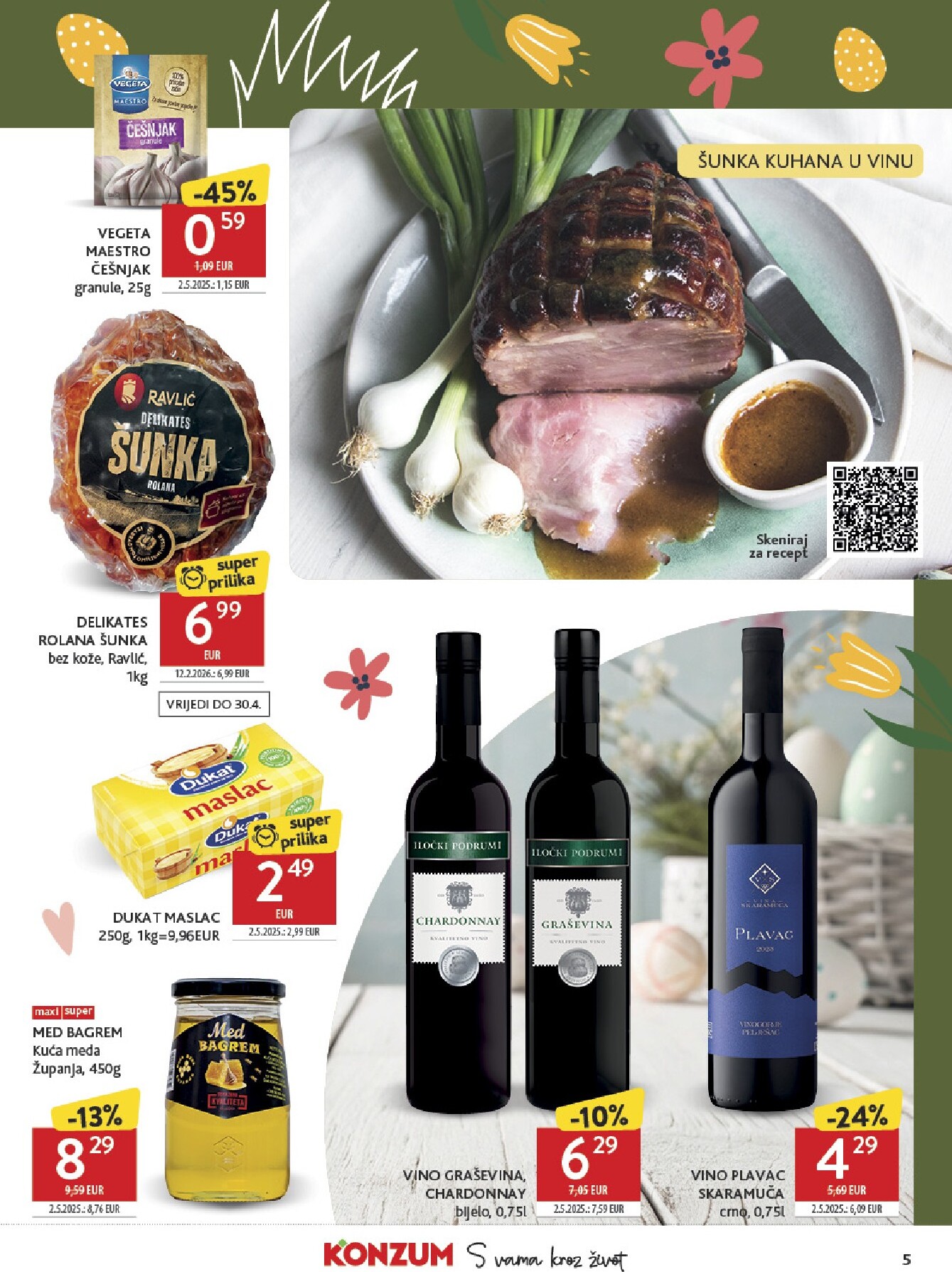 konzum - Prelistajte katalog Konzum - Najbolje iz Hrvatske, vrijedi od 30.03.2026 do 05.04.2026 - page: 5