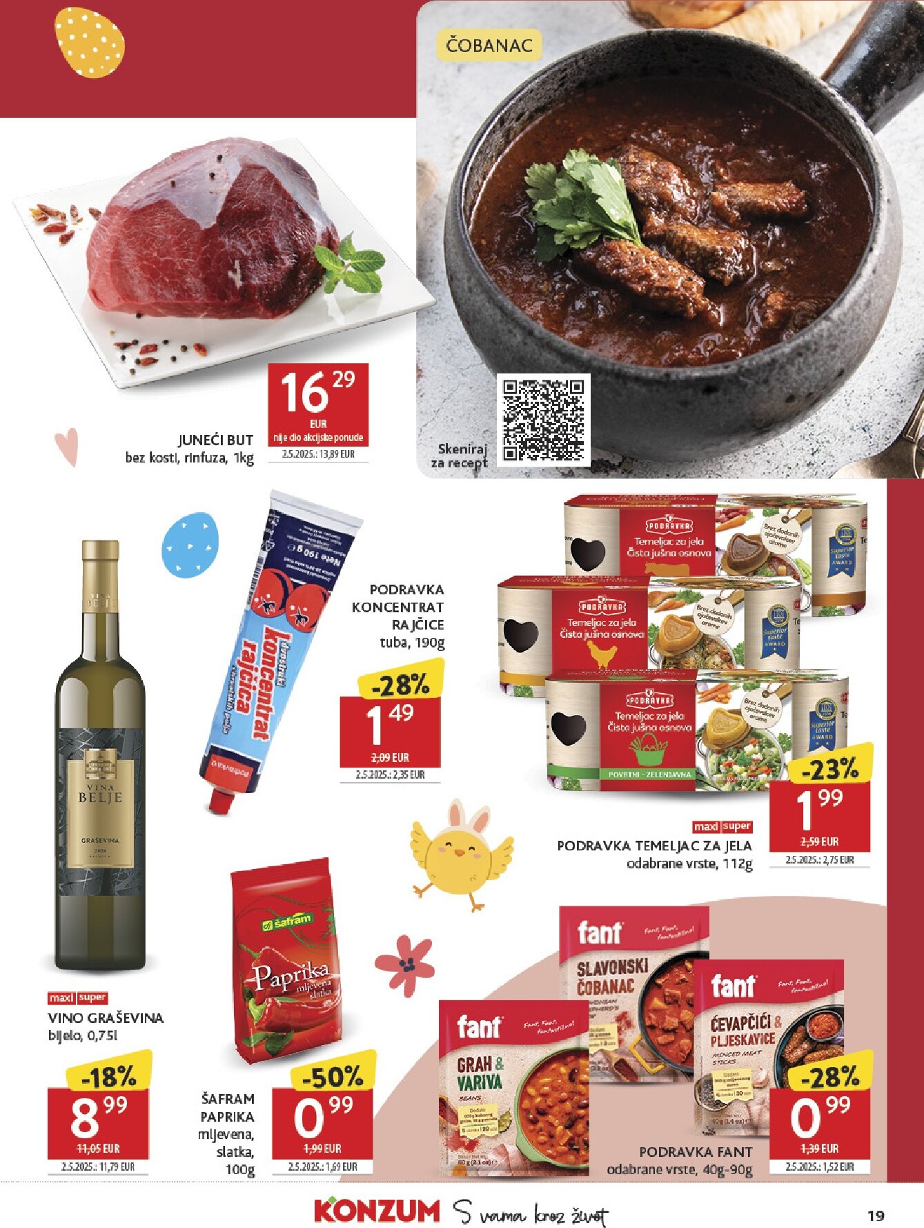 konzum - Prelistajte katalog Konzum - Najbolje iz Hrvatske, vrijedi od 30.03.2026 do 05.04.2026 - page: 19