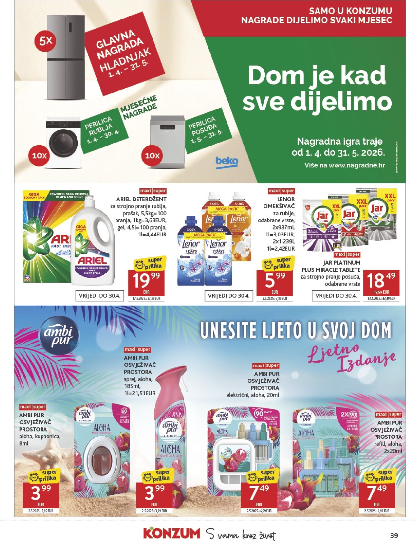 konzum - Prelistajte katalog Konzum, vrijedi od 08.04.2026 do 14.04.2026 - page: 39