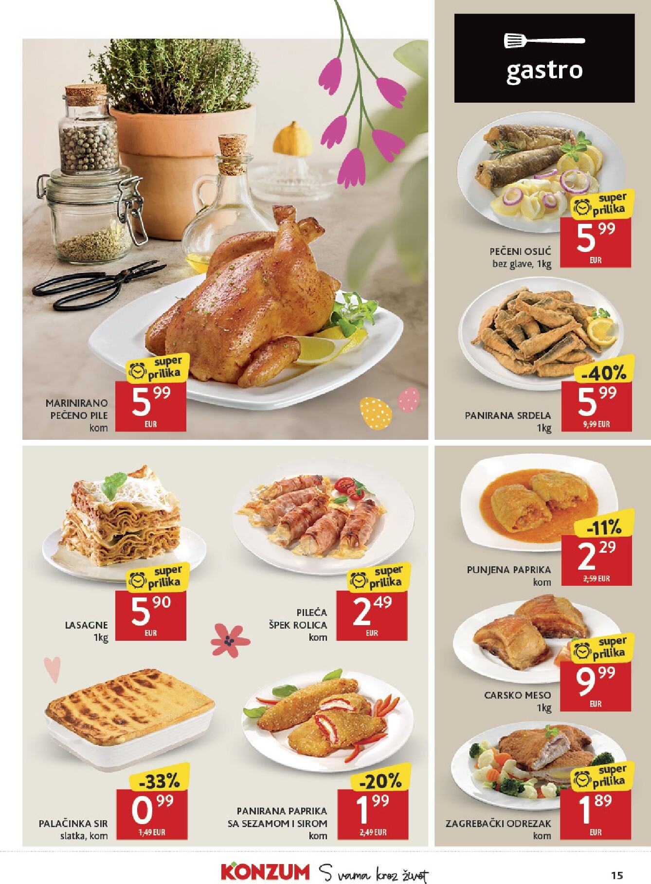 konzum - Prelistajte katalog Konzum, vrijedi od 01.04.2026 do 07.04.2026 - page: 15