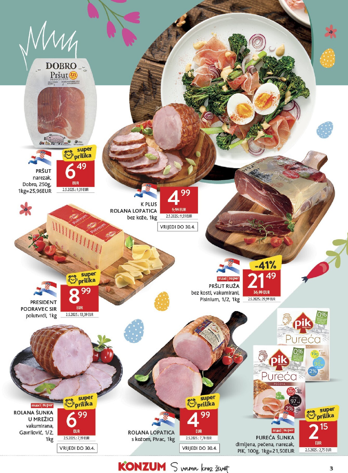 konzum - Prelistajte katalog Konzum, vrijedi od 01.04.2026 do 07.04.2026 - page: 3