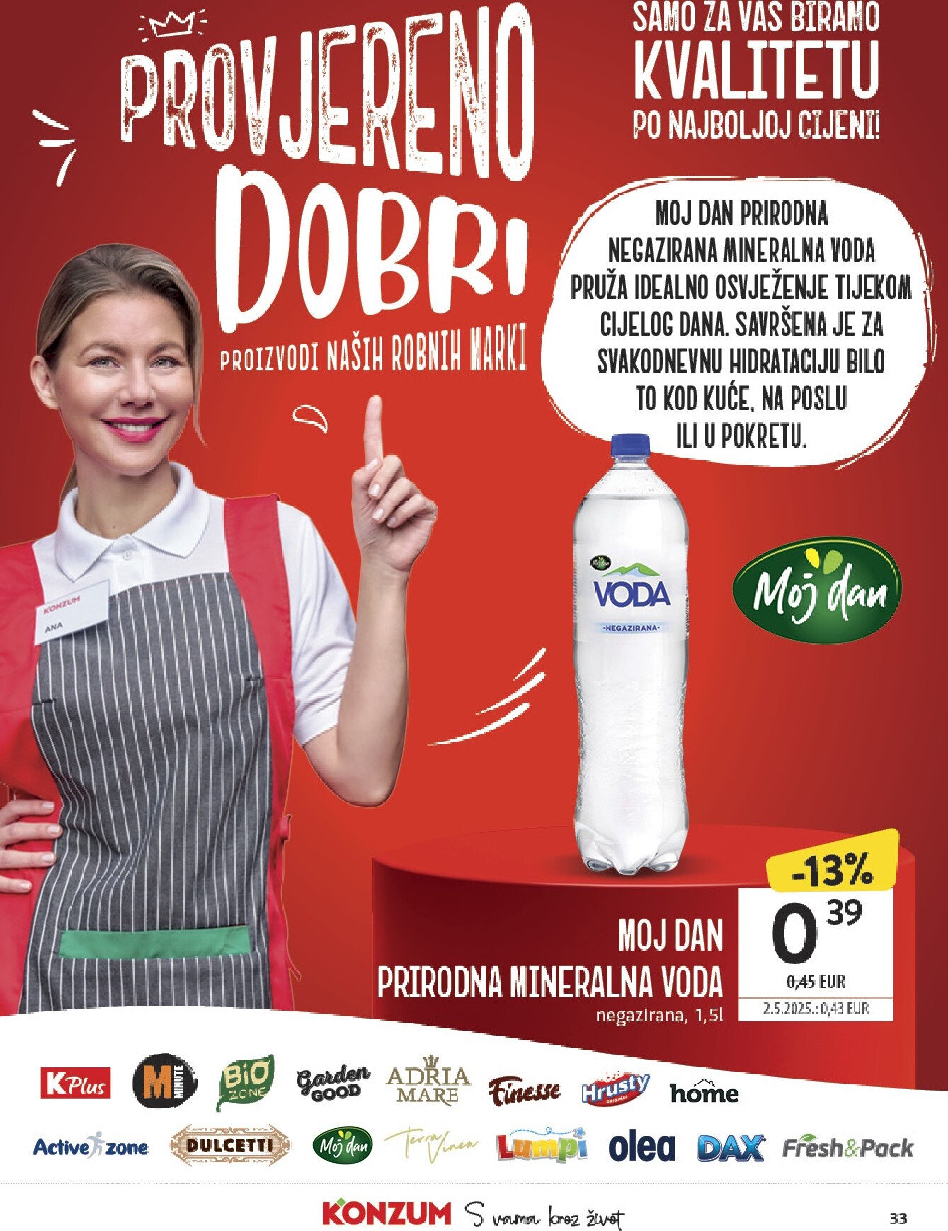 konzum - Prelistajte katalog Konzum, vrijedi od 01.04.2026 do 07.04.2026 - page: 33