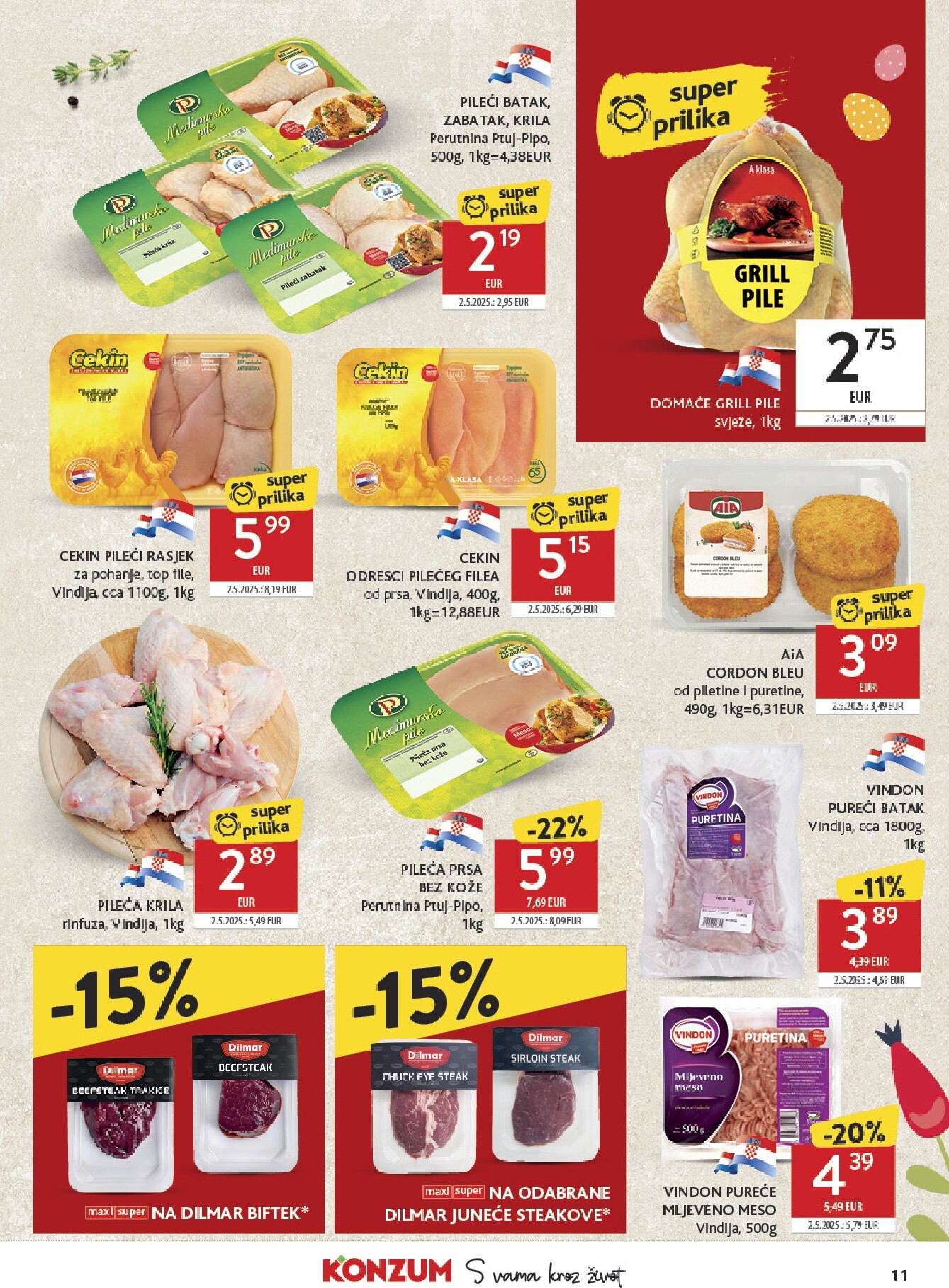 konzum - Prelistajte katalog Konzum, vrijedi od 01.04.2026 do 07.04.2026 - page: 11
