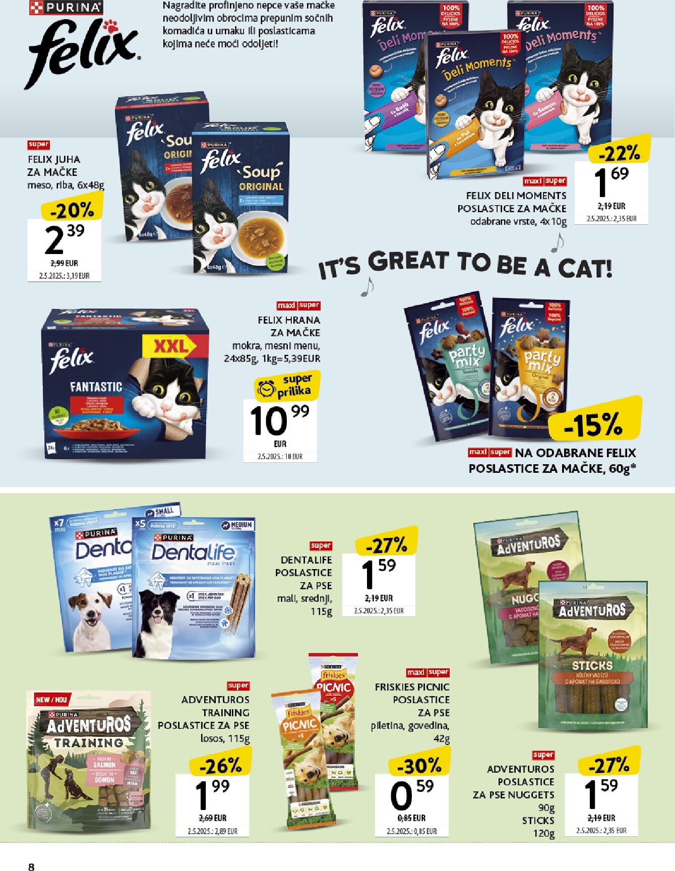 konzum - Aktualni Konzum - Tematski katalog ljubimci katalog vrijedi od ponedjeljka 13.04.2026 do nedjelje 03.05.2026 - page: 8