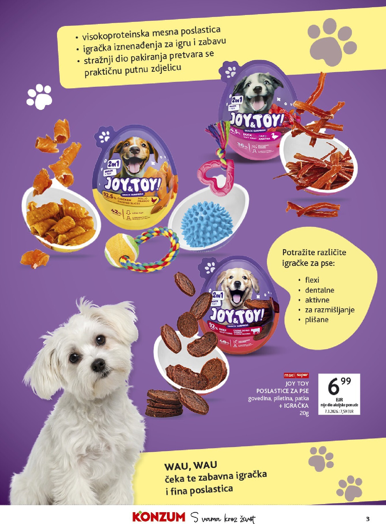 konzum - Aktualni Konzum - Tematski katalog ljubimci katalog vrijedi od ponedjeljka 13.04.2026 do nedjelje 03.05.2026 - page: 3