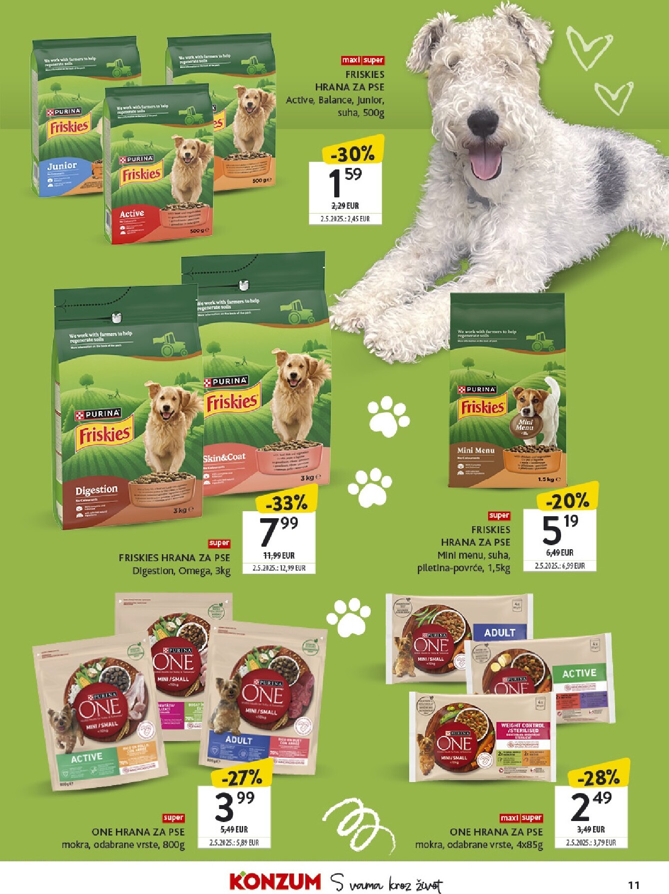 konzum - Aktualni Konzum - Tematski katalog ljubimci katalog vrijedi od ponedjeljka 13.04.2026 do nedjelje 03.05.2026 - page: 11