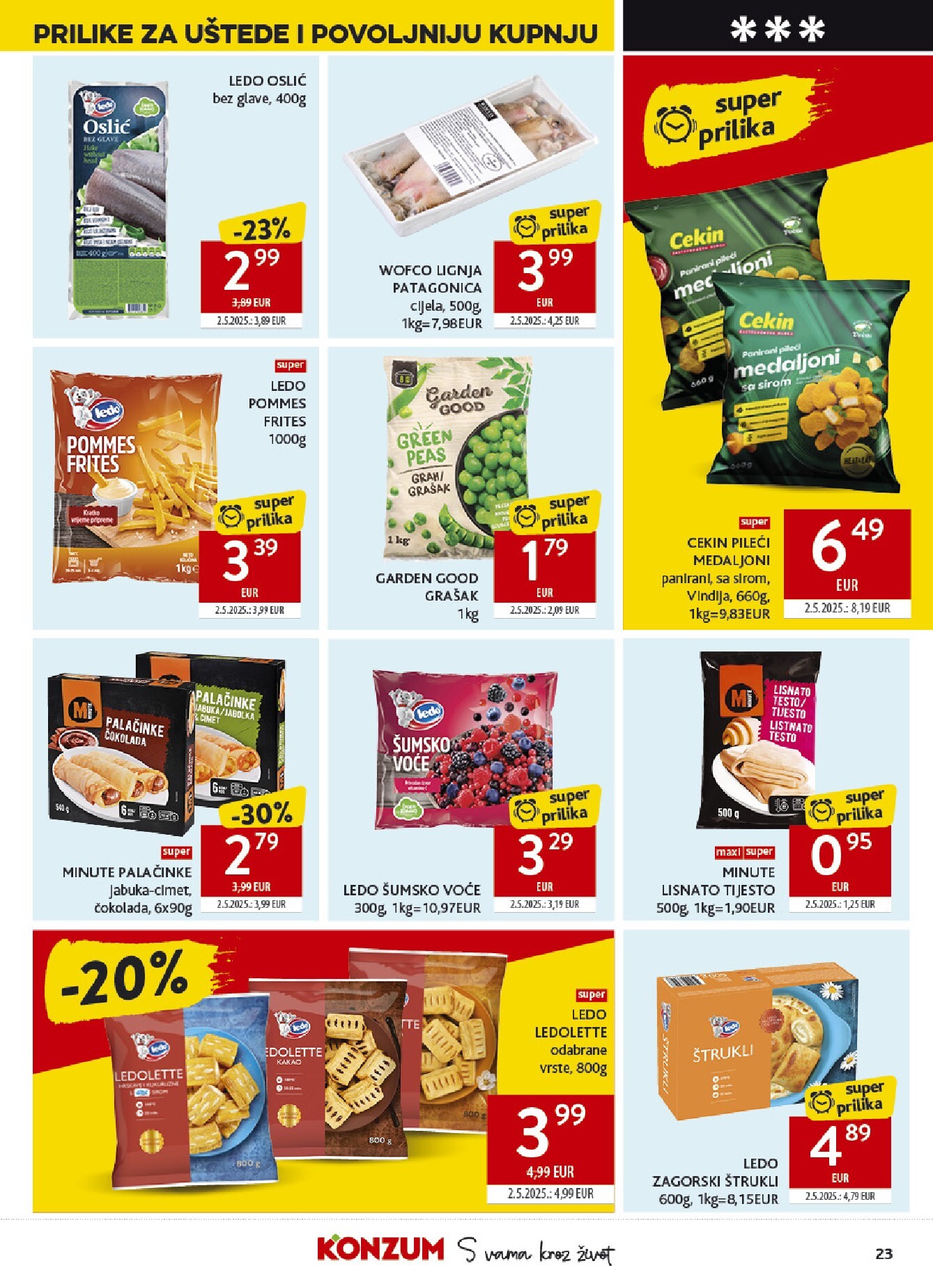 konzum - Budući Konzum letak vrijedi od srijede 15.04.2026 do utorka 21.04.2026 - page: 23