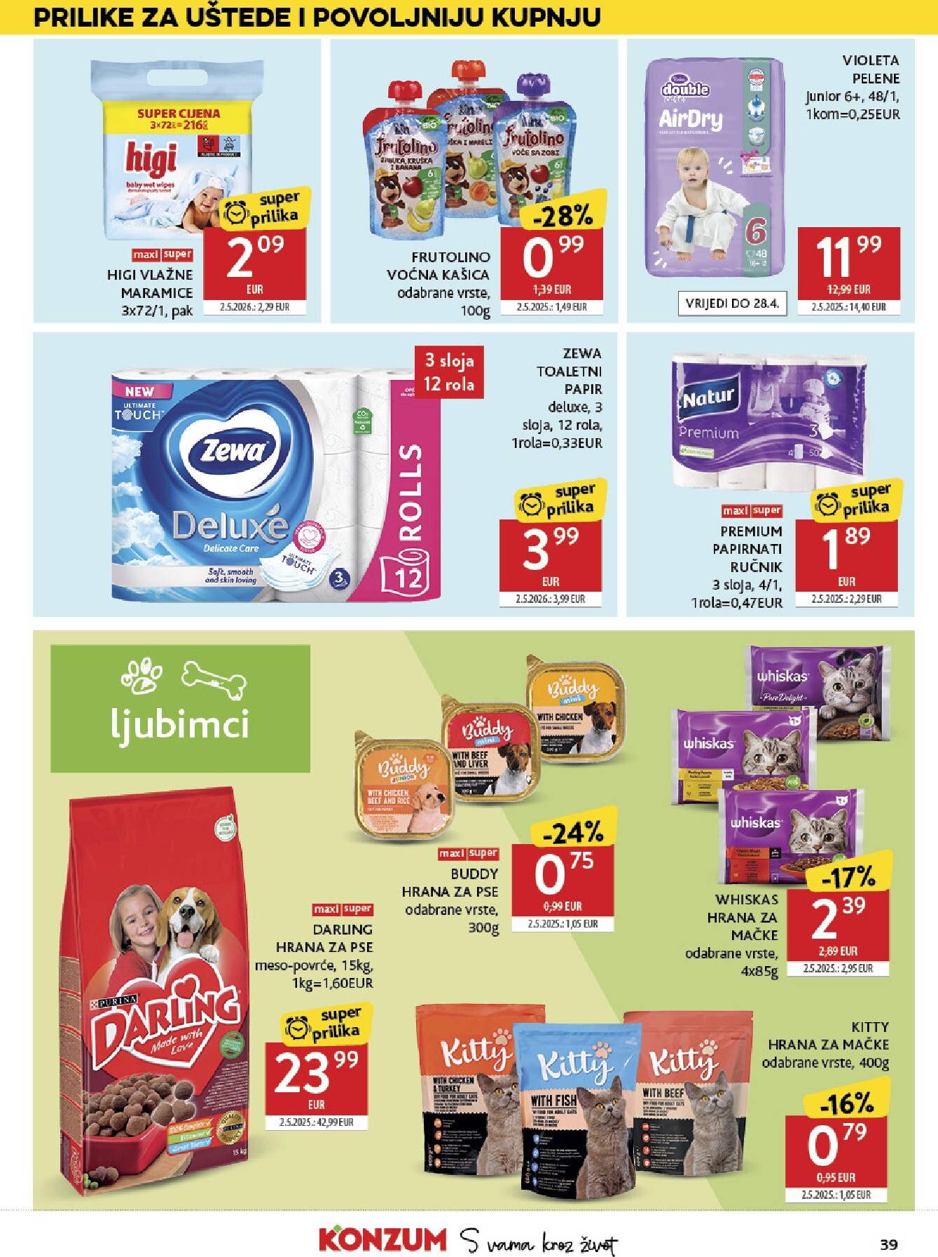 konzum - Budući Konzum letak vrijedi od srijede 15.04.2026 do utorka 21.04.2026 - page: 39