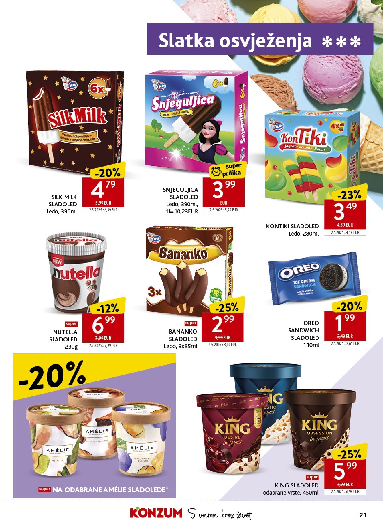 konzum - Budući Konzum letak vrijedi od srijede 22.04.2026 do utorka 28.04.2026 - page: 21