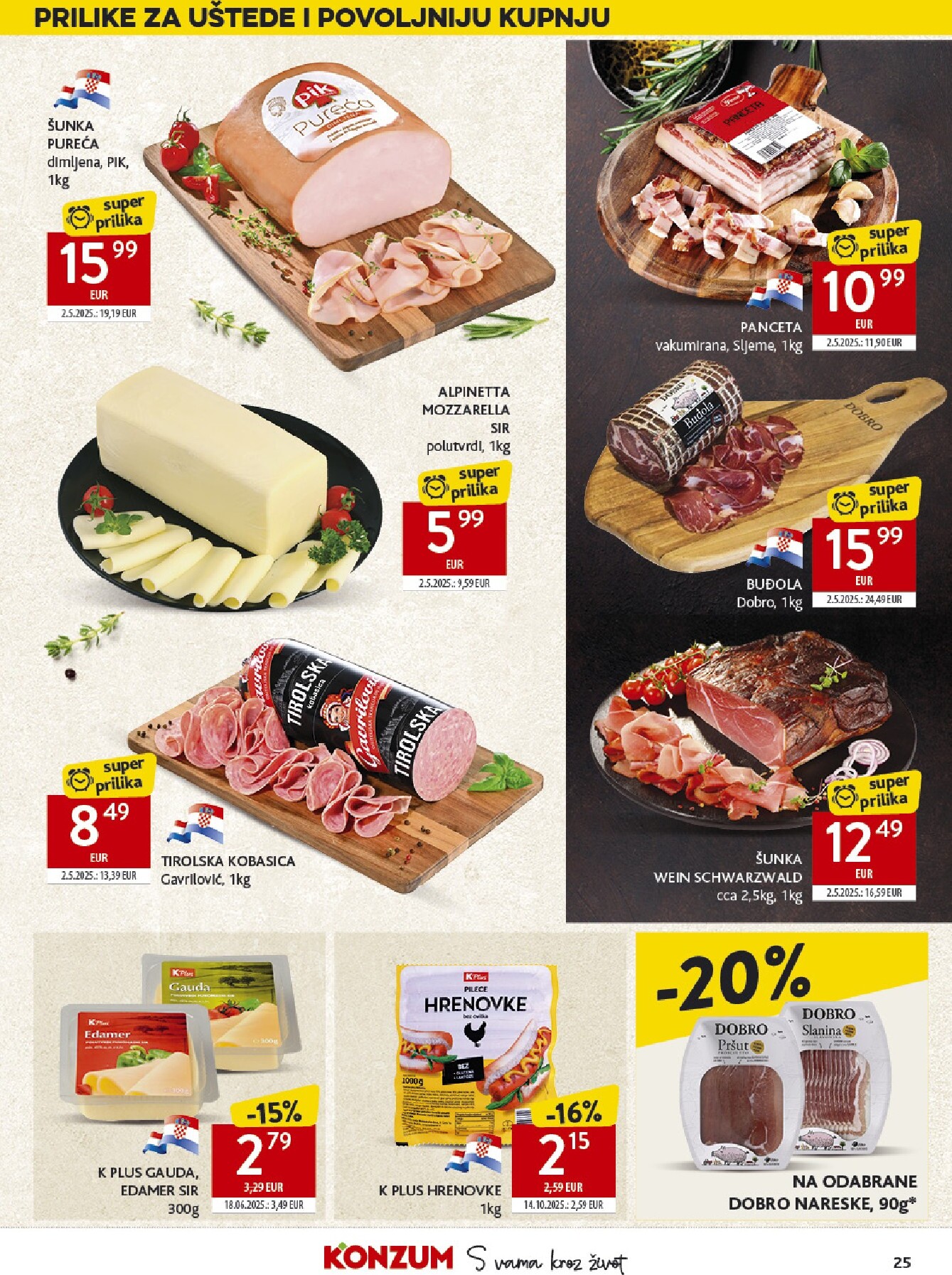 konzum - Budući Konzum letak vrijedi od srijede 22.04.2026 do utorka 28.04.2026 - page: 25