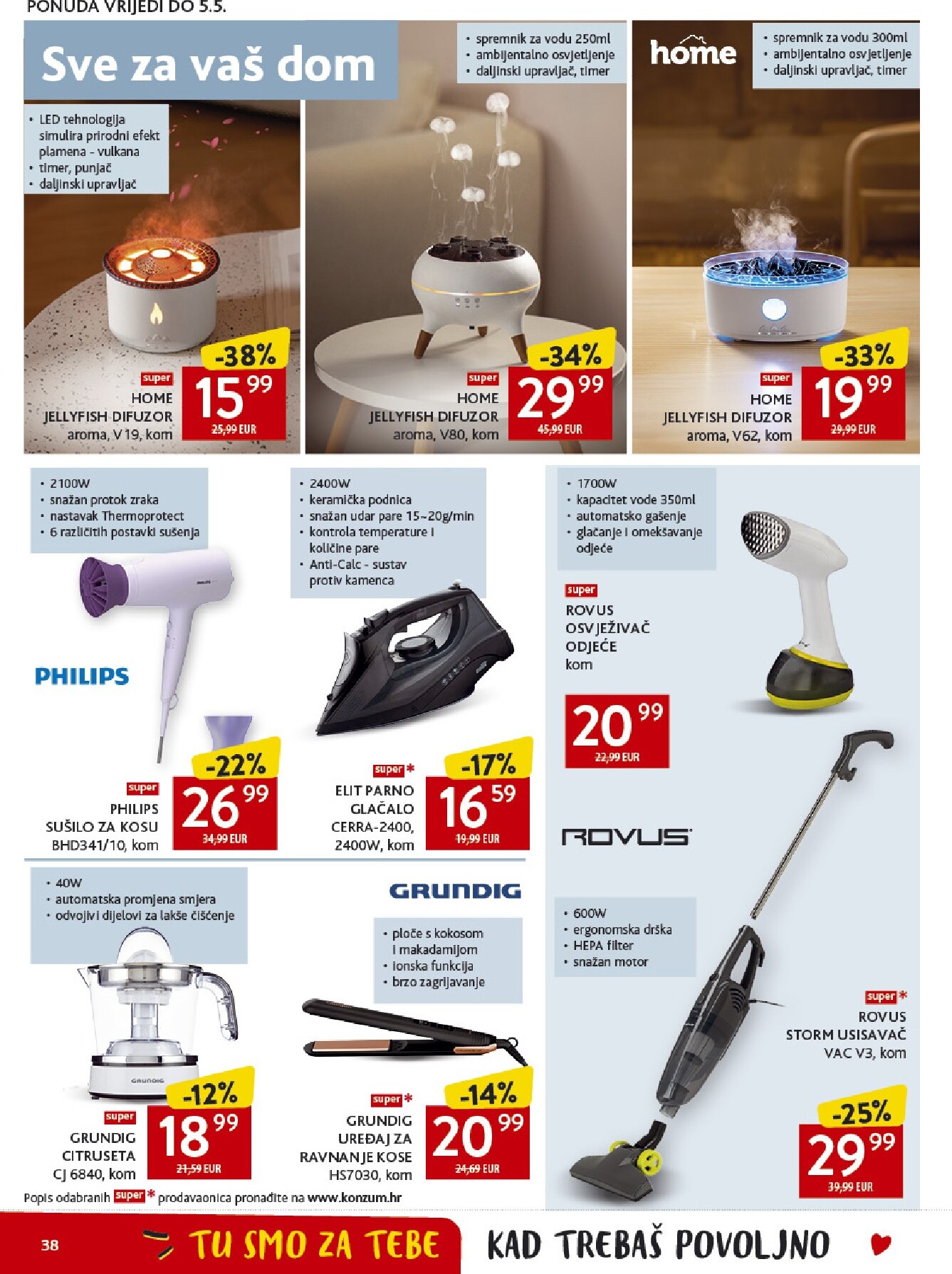 konzum - Budući Konzum letak vrijedi od srijede 22.04.2026 do utorka 28.04.2026 - page: 38