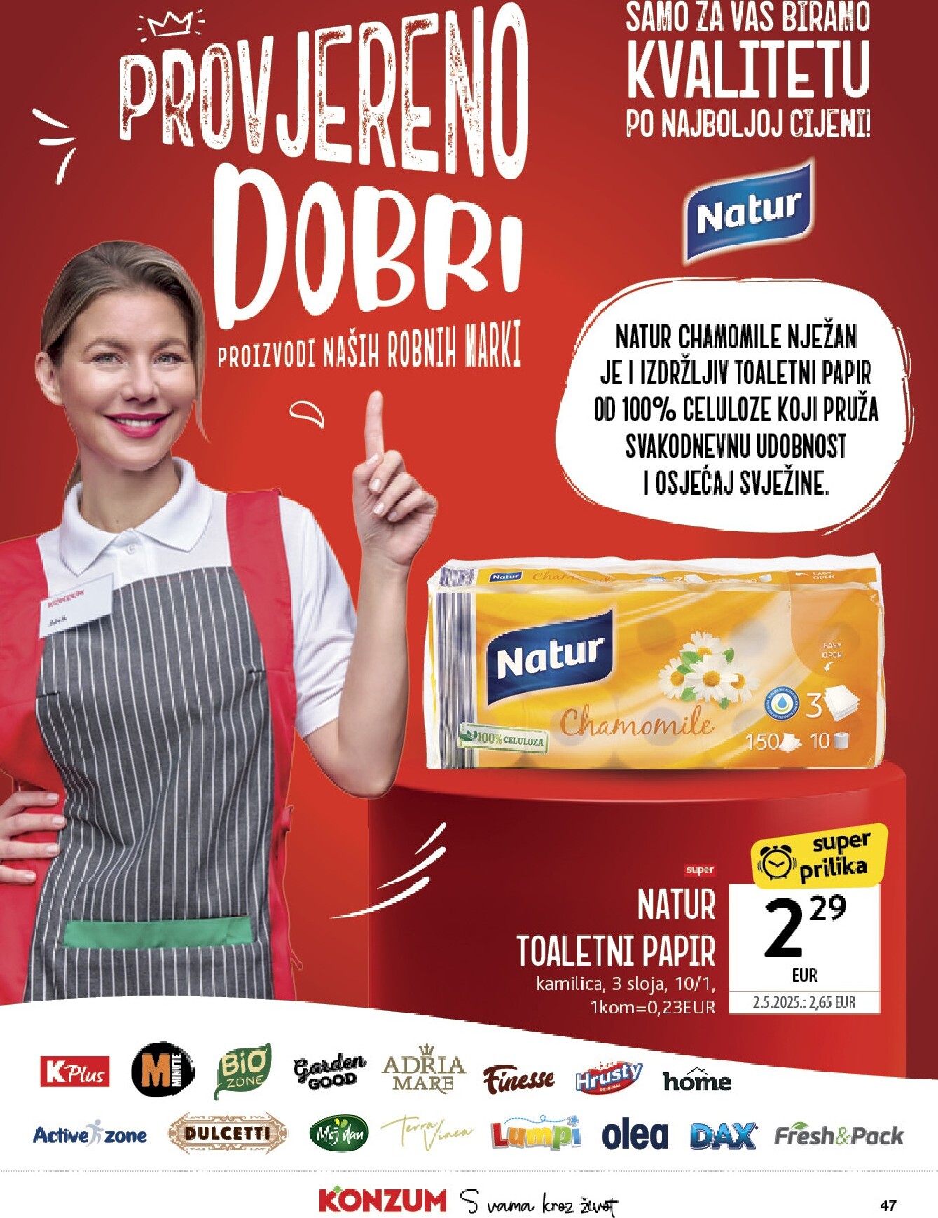 konzum - Aktualni Konzum katalog vrijedi od srijede 15.04.2026 do utorka 21.04.2026 - page: 47