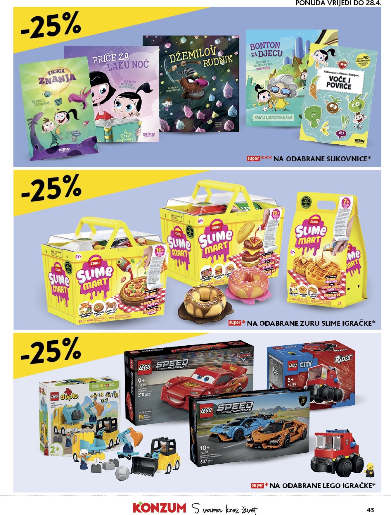 konzum - Aktualni Konzum katalog vrijedi od srijede 15.04.2026 do utorka 21.04.2026 - page: 43