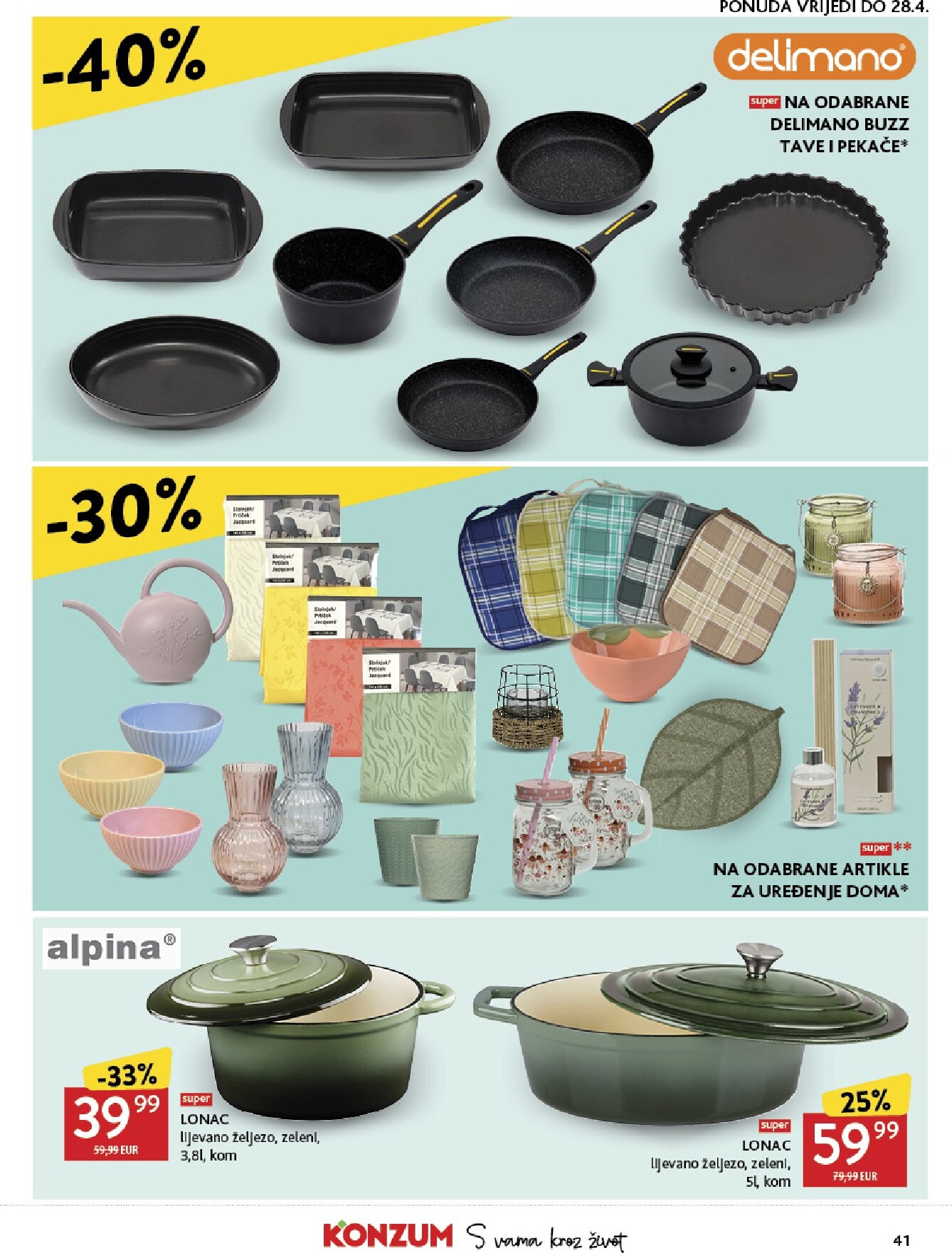 konzum - Aktualni Konzum katalog vrijedi od srijede 15.04.2026 do utorka 21.04.2026 - page: 41