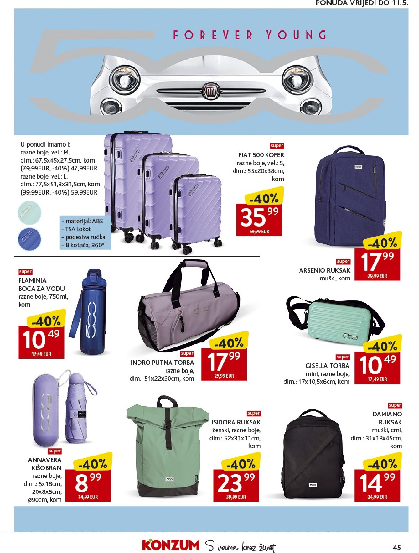 konzum - Aktualni Konzum katalog vrijedi od srijede 15.04.2026 do utorka 21.04.2026 - page: 45