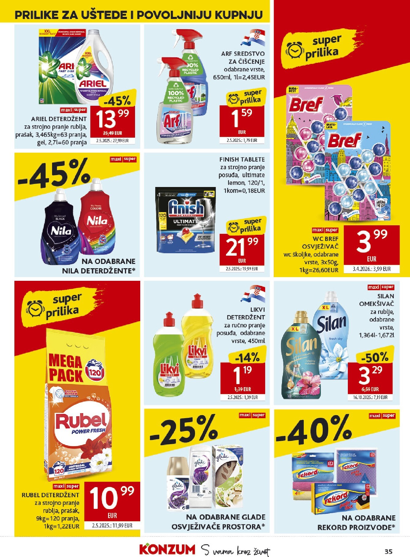 konzum - Aktualni Konzum katalog vrijedi od srijede 22.04.2026 do utorka 28.04.2026 - page: 35