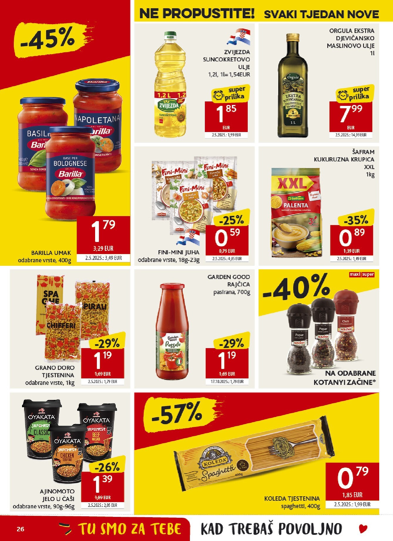 konzum - Aktualni Konzum katalog vrijedi od srijede 22.04.2026 do utorka 28.04.2026 - page: 26