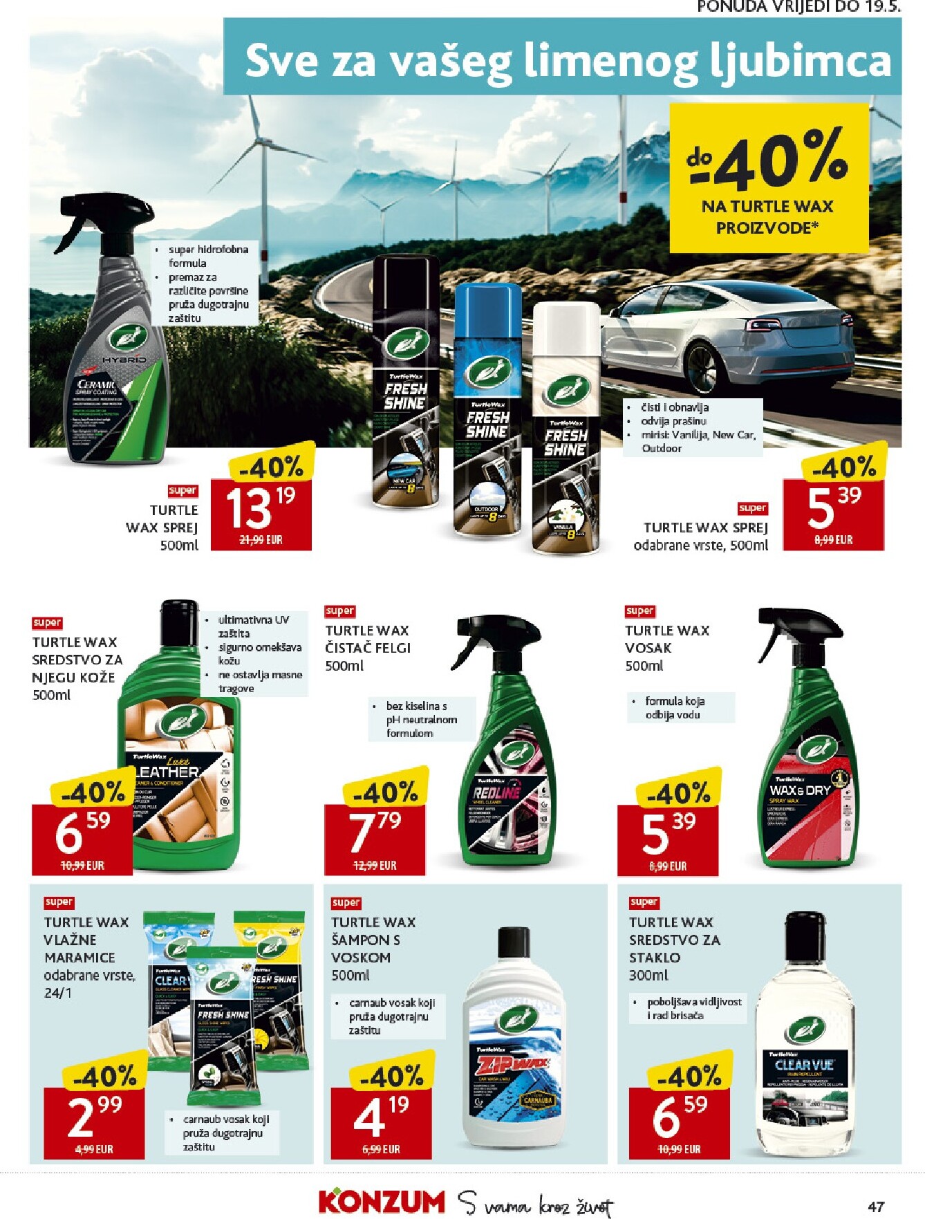 konzum - Budući Konzum letak vrijedi od srijede 06.05.2026 do utorka 12.05.2026 - page: 47