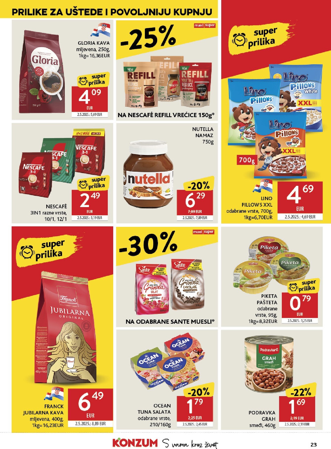 konzum - Budući Konzum letak vrijedi od srijede 06.05.2026 do utorka 12.05.2026 - page: 23