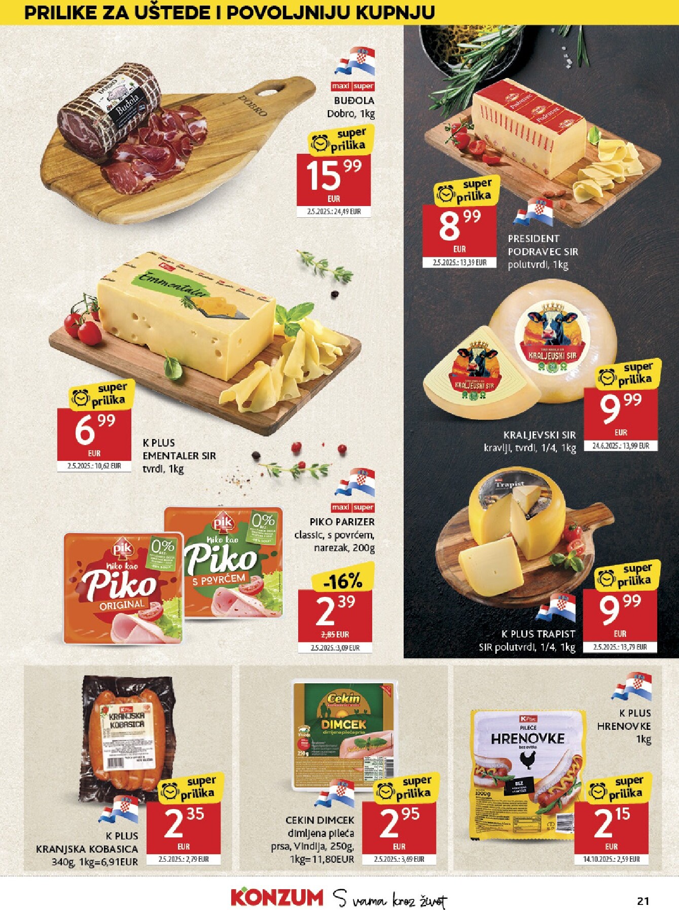 konzum - Budući Konzum letak vrijedi od srijede 06.05.2026 do utorka 12.05.2026 - page: 21