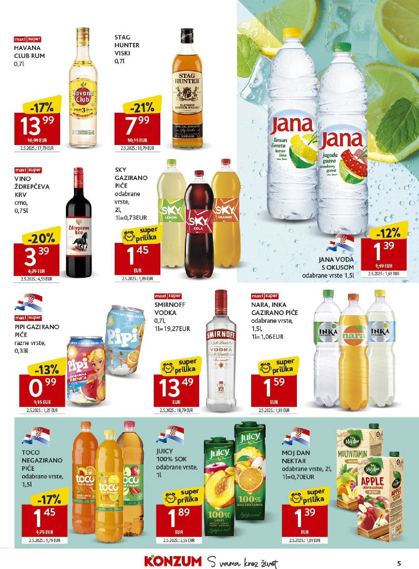 konzum - Budući Konzum letak vrijedi od srijede 06.05.2026 do utorka 12.05.2026 - page: 5