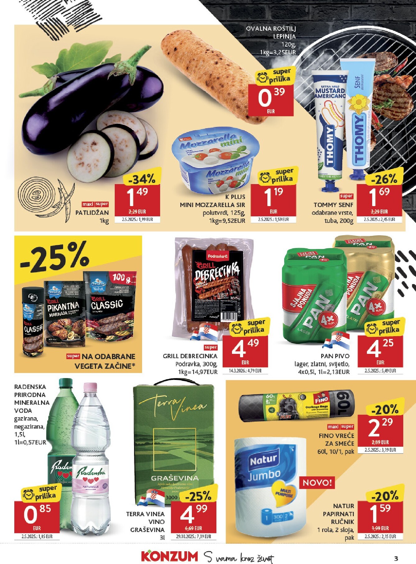 konzum - Budući Konzum letak vrijedi od srijede 06.05.2026 do utorka 12.05.2026 - page: 3