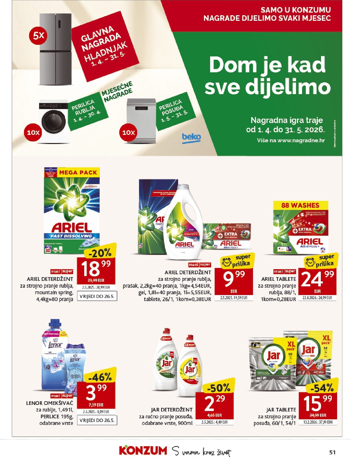konzum - Budući Konzum letak vrijedi od srijede 06.05.2026 do utorka 12.05.2026 - page: 51