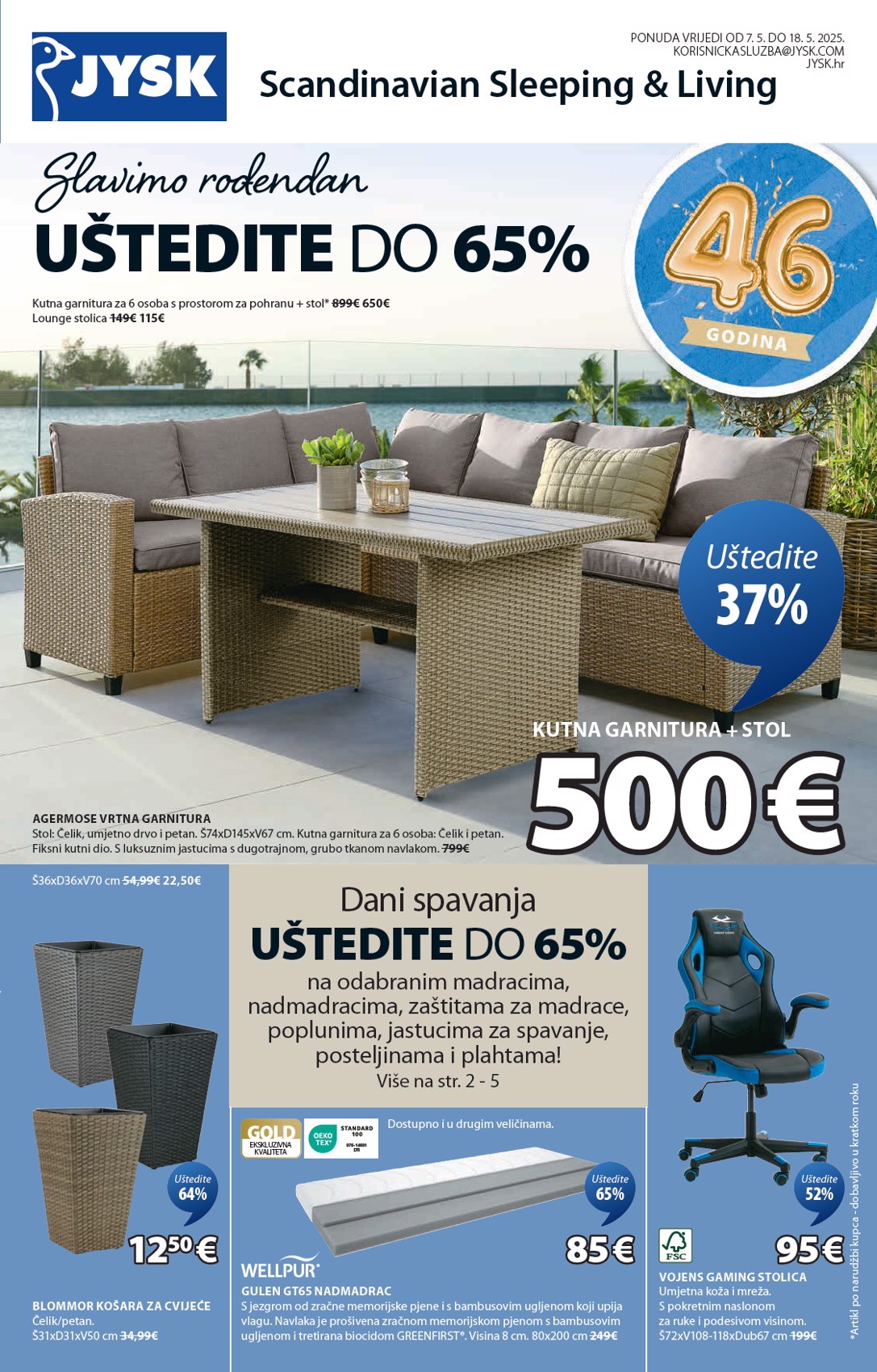 jysk - Prelistajte ovaj JYSK katalog, vrijedi od 07.05. do 18.05.