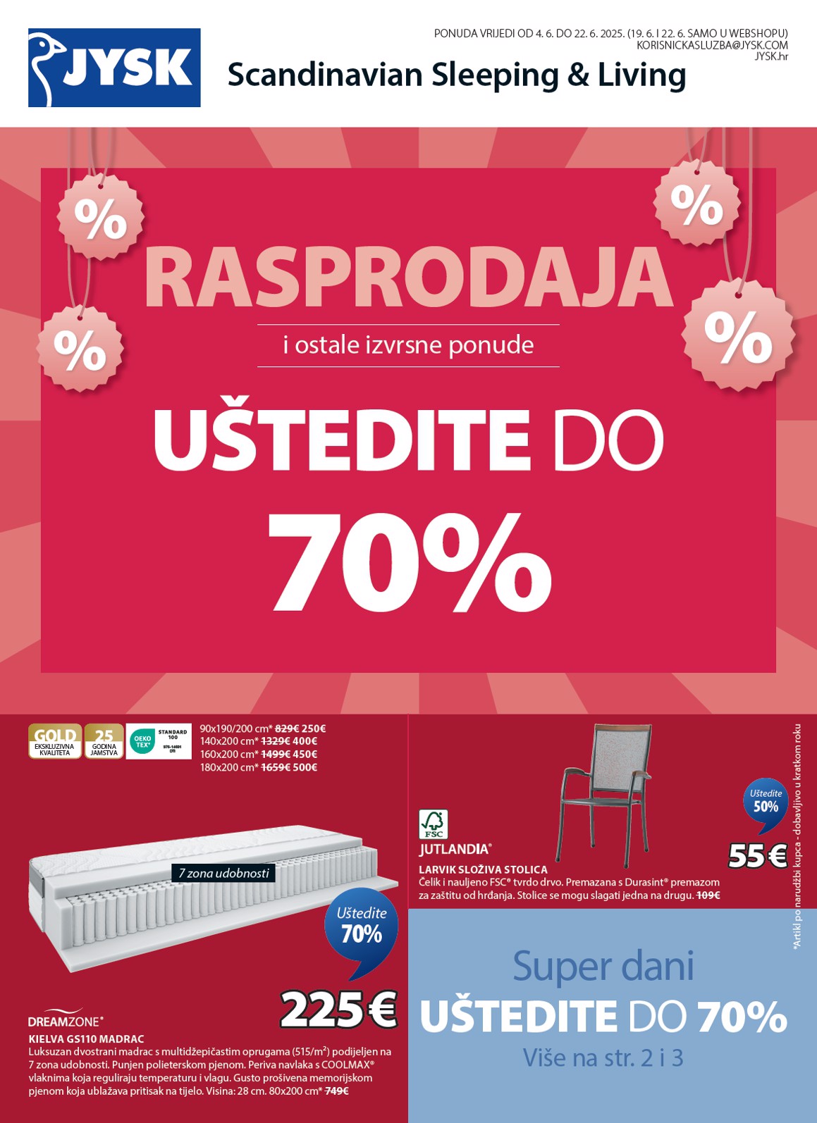 jysk - Prelistajte katalog JYSK, vrijedi od 04.06. do 22.06. - page: 1