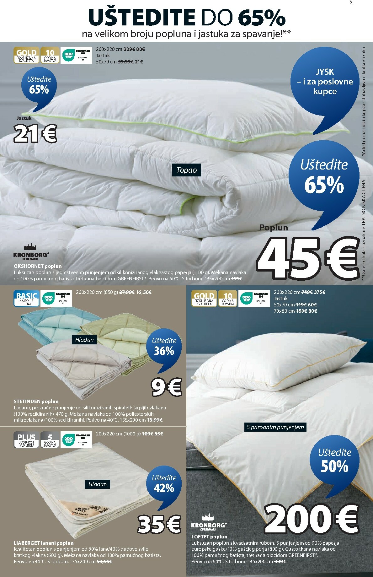 jysk - Prelistajte katalog JYSK, vrijedi od 01.10. do 14.10. - page: 5