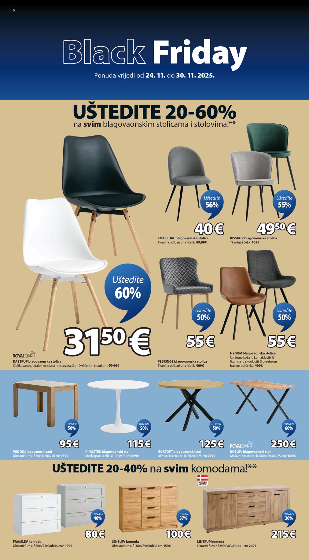 jysk - Prelistajte katalog JYSK - Black Friday, vrijedi od 24.11. do 30.11. - page: 6