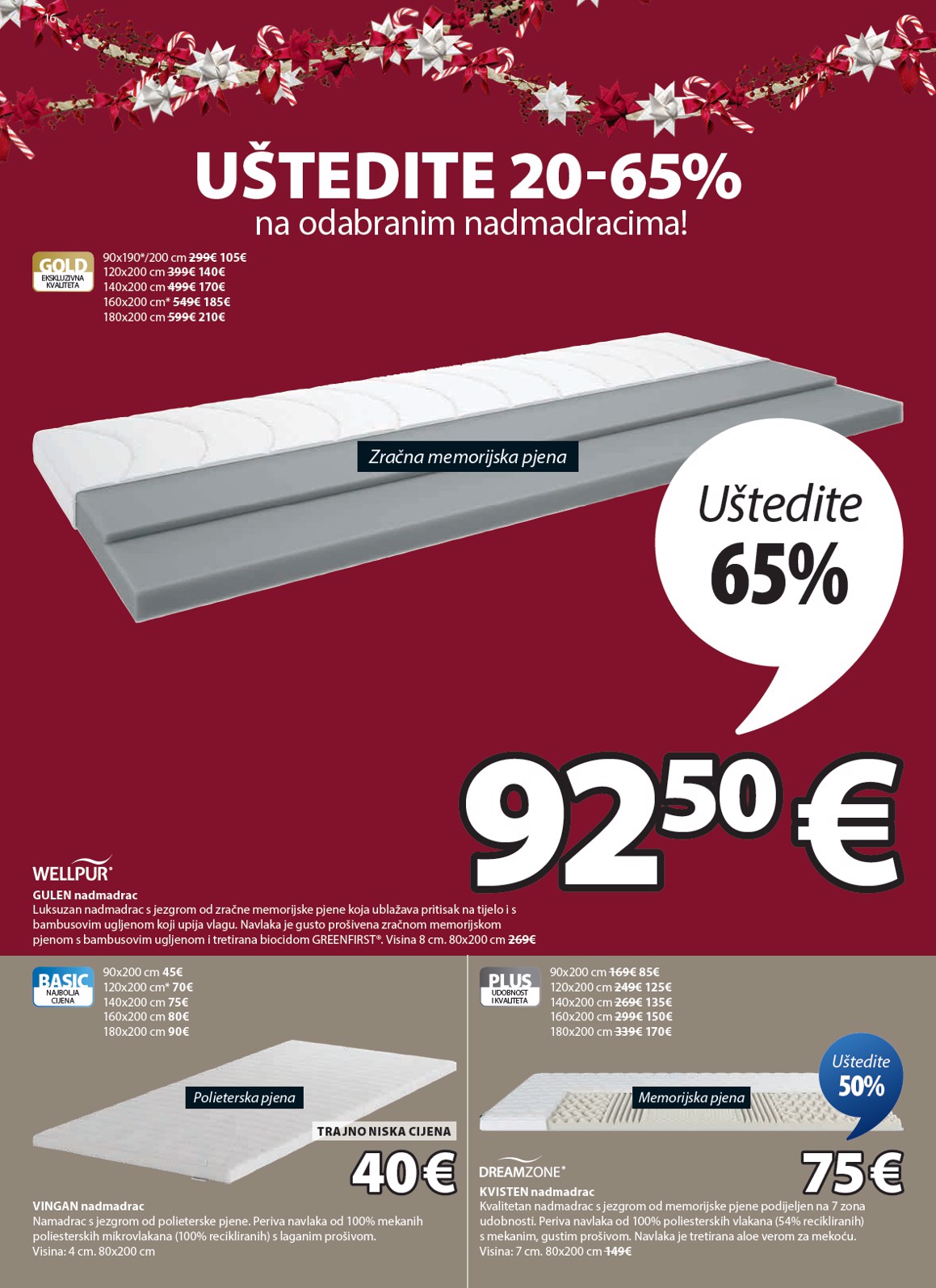 jysk - Prelistajte katalog JYSK, vrijedi od 10.12. do 30.12. - page: 16