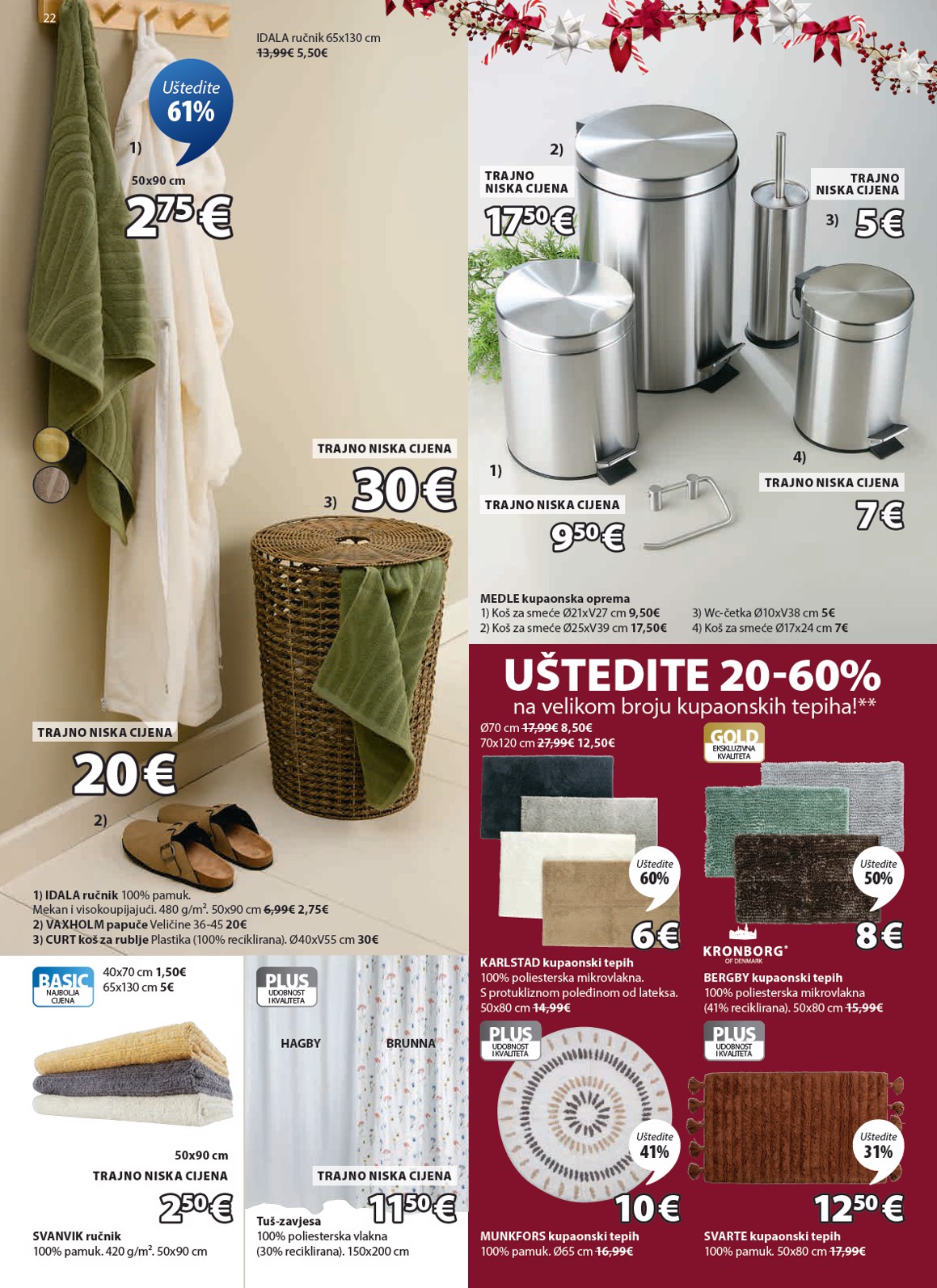 jysk - Prelistajte katalog JYSK, vrijedi od 10.12. do 30.12. - page: 22
