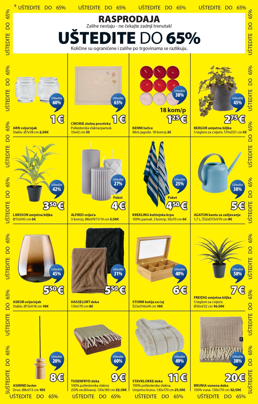 jysk - Prelistajte katalog JYSK, vrijedi od 31.12. do 01.02. - page: 8