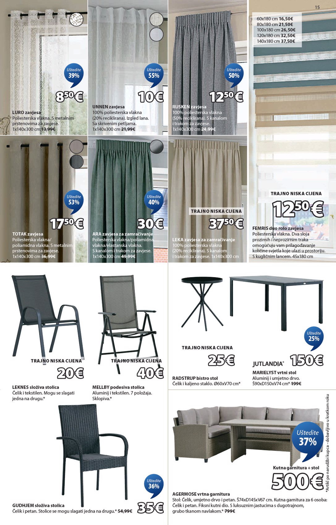 jysk - Prelistajte katalog JYSK, vrijedi od 31.12. do 01.02. - page: 15