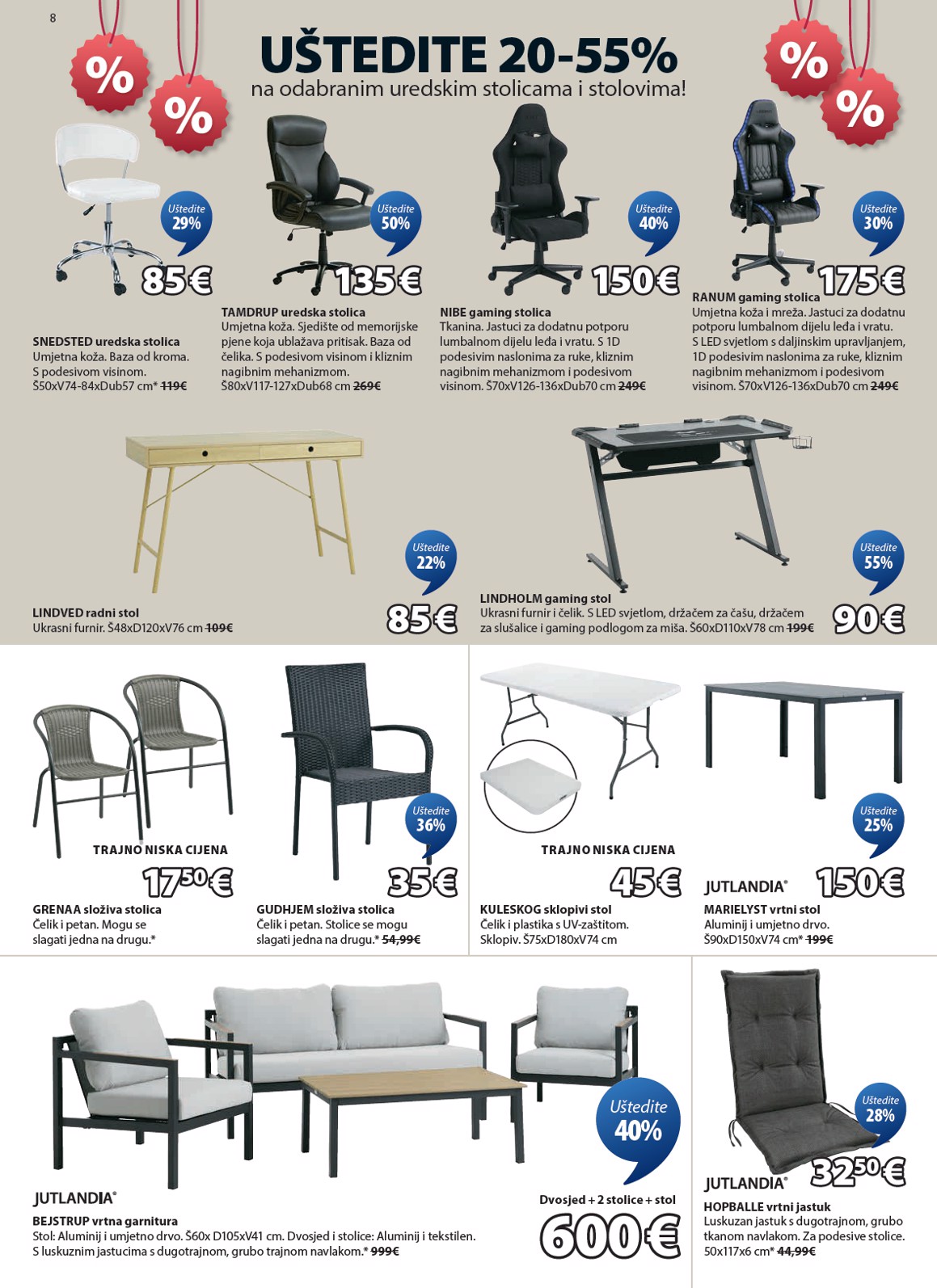 jysk - Prelistajte katalog JYSK - Tjedne ponude, vrijedi od 21.01. do 01.02. - page: 8