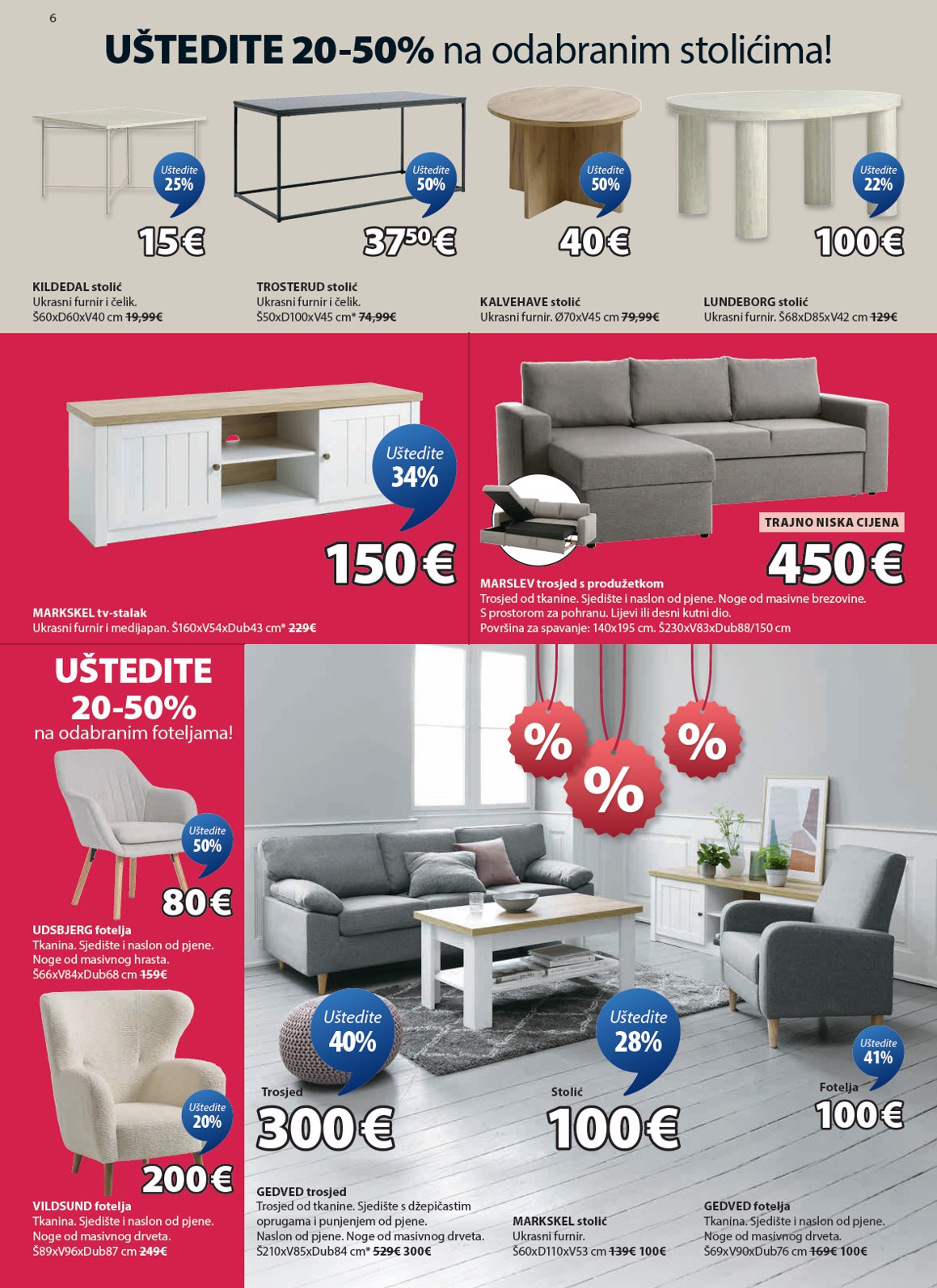 jysk - Prelistajte katalog JYSK - Tjedne ponude, vrijedi od 21.01. do 01.02. - page: 6
