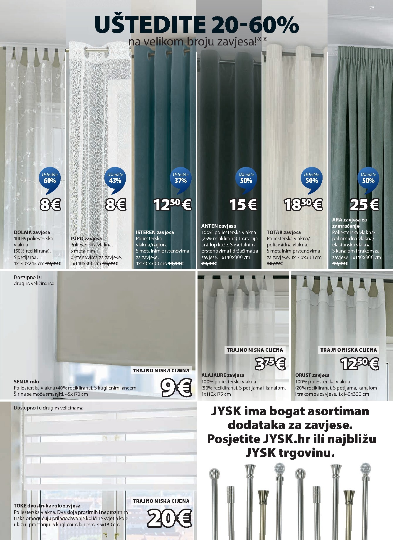 jysk - Prelistajte katalog JYSK, vrijedi od 04.03.2026 do 07.04.2026 - page: 23