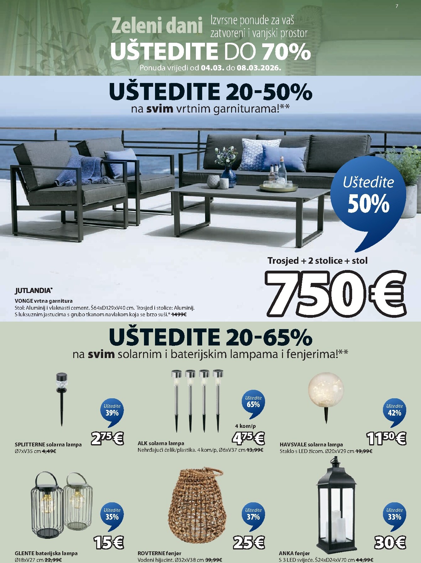 jysk - Prelistajte katalog JYSK, vrijedi od 04.03.2026 do 07.04.2026 - page: 7