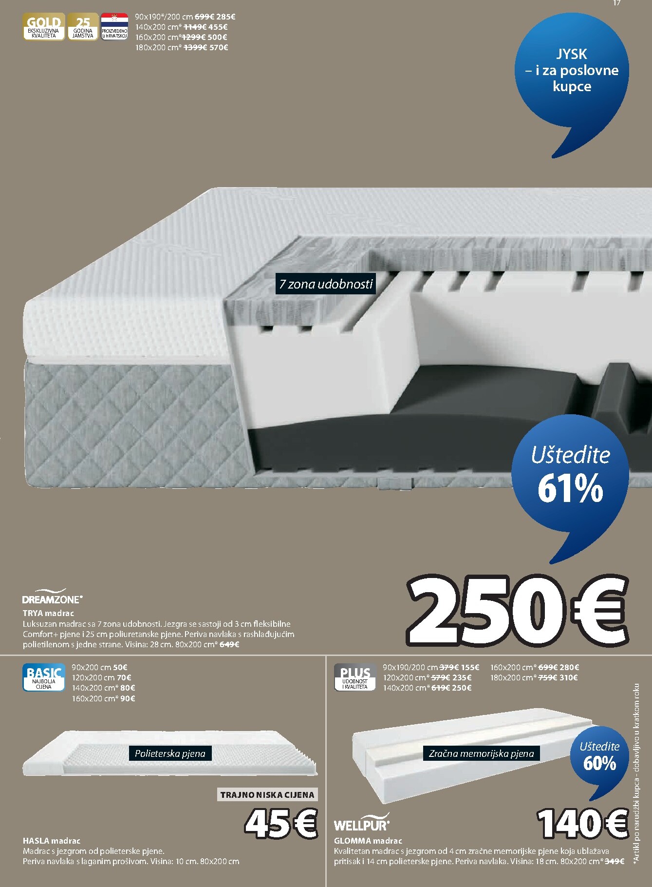 jysk - Prelistajte katalog JYSK, vrijedi od 04.03.2026 do 07.04.2026 - page: 17