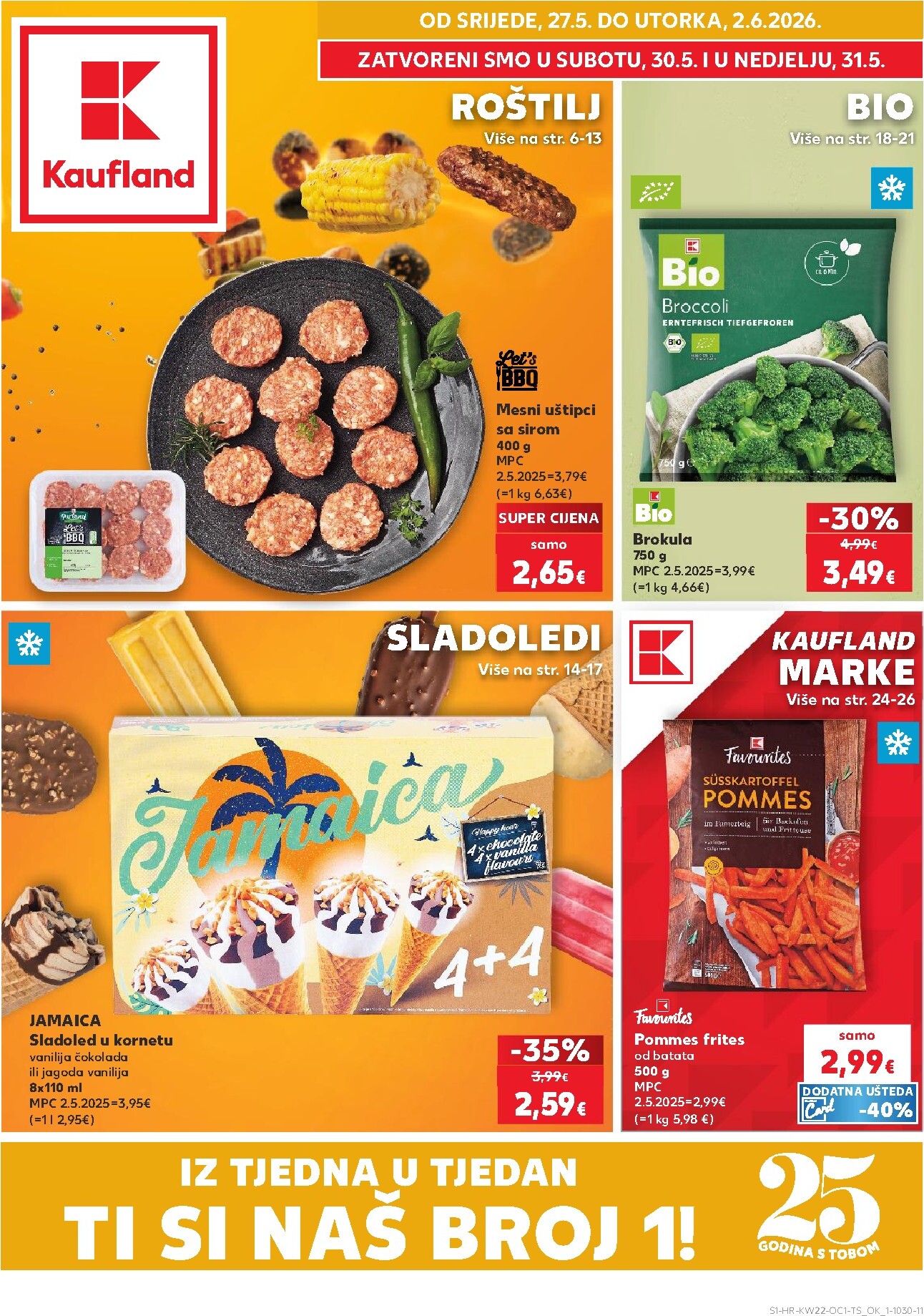 kaufland - Novi Kaufland - Ti si naš broj 1 katalog od srijede, 27.05.2026 do utorka, 02.06.2026