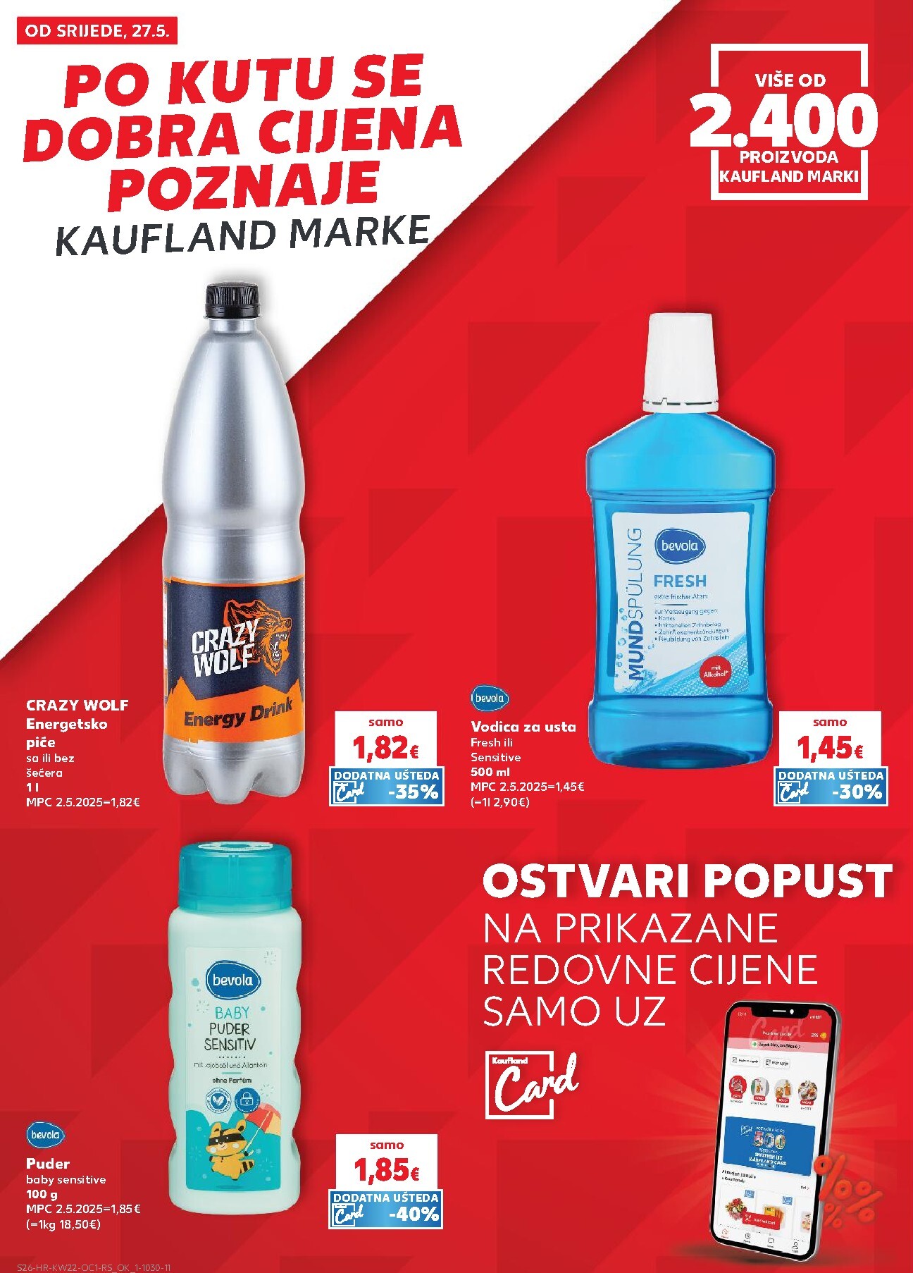 kaufland - Novi Kaufland - Ti si naš broj 1 katalog od srijede, 27.05.2026 do utorka, 02.06.2026 - page: 26