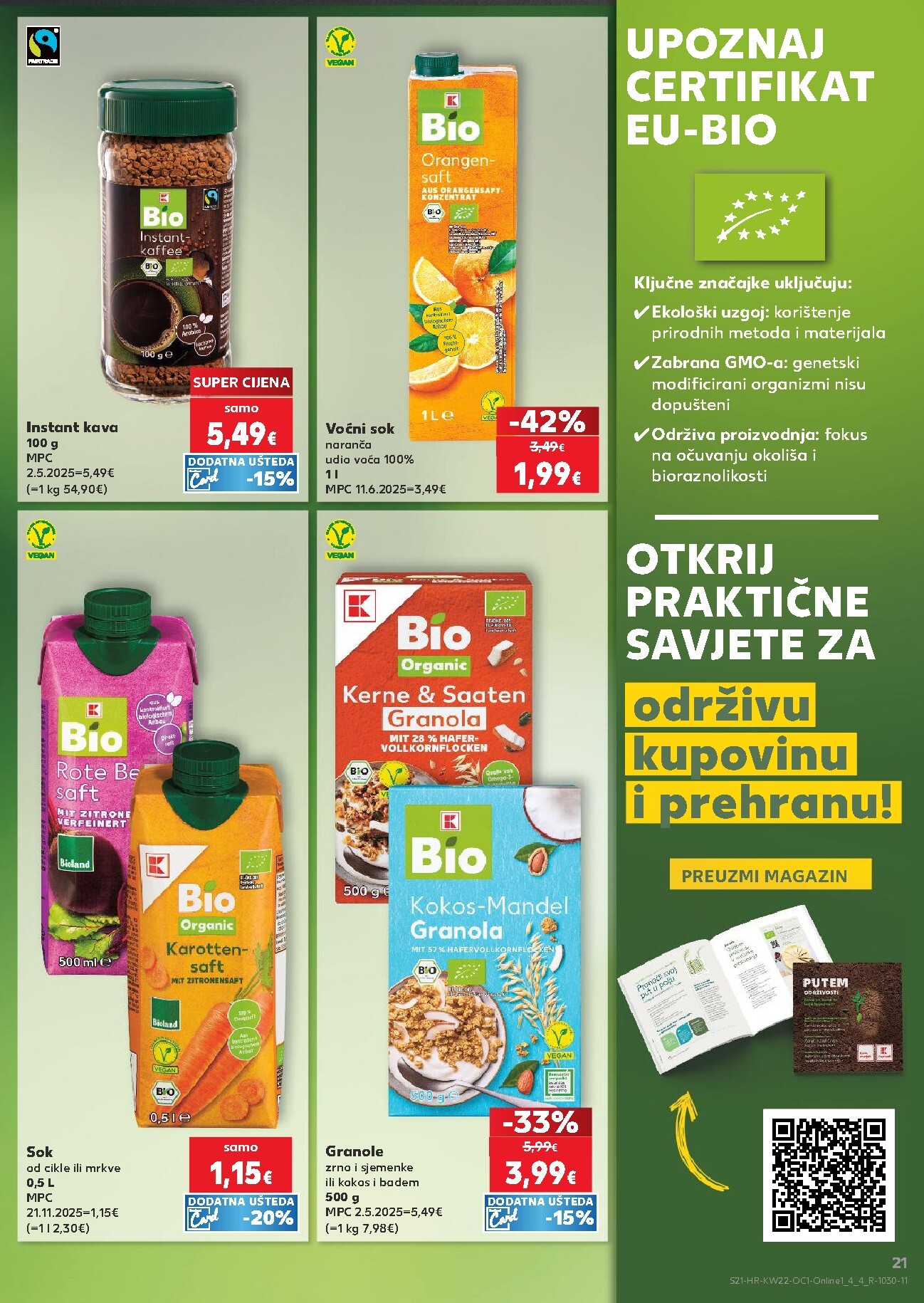 kaufland - Novi Kaufland - Ti si naš broj 1 katalog od srijede, 27.05.2026 do utorka, 02.06.2026 - page: 21