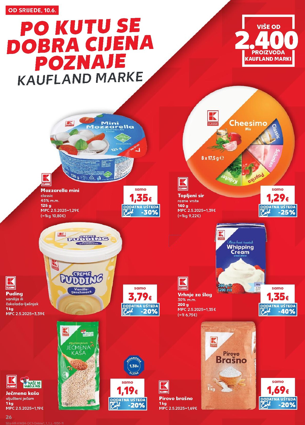 kaufland - Novi Kaufland - Ti si naš broj 1 katalog od srijede, 10.06.2026 do utorka, 16.06.2026 - page: 26