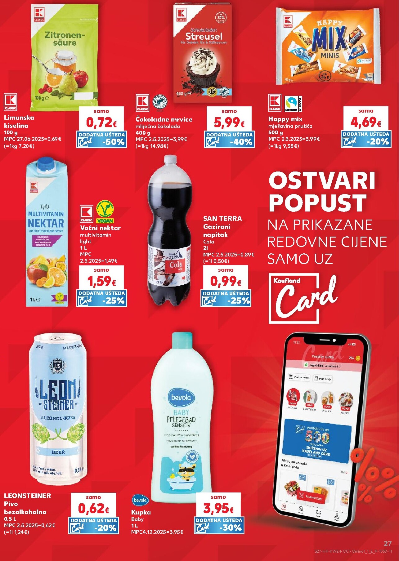 kaufland - Novi Kaufland - Ti si naš broj 1 katalog od srijede, 10.06.2026 do utorka, 16.06.2026 - page: 27