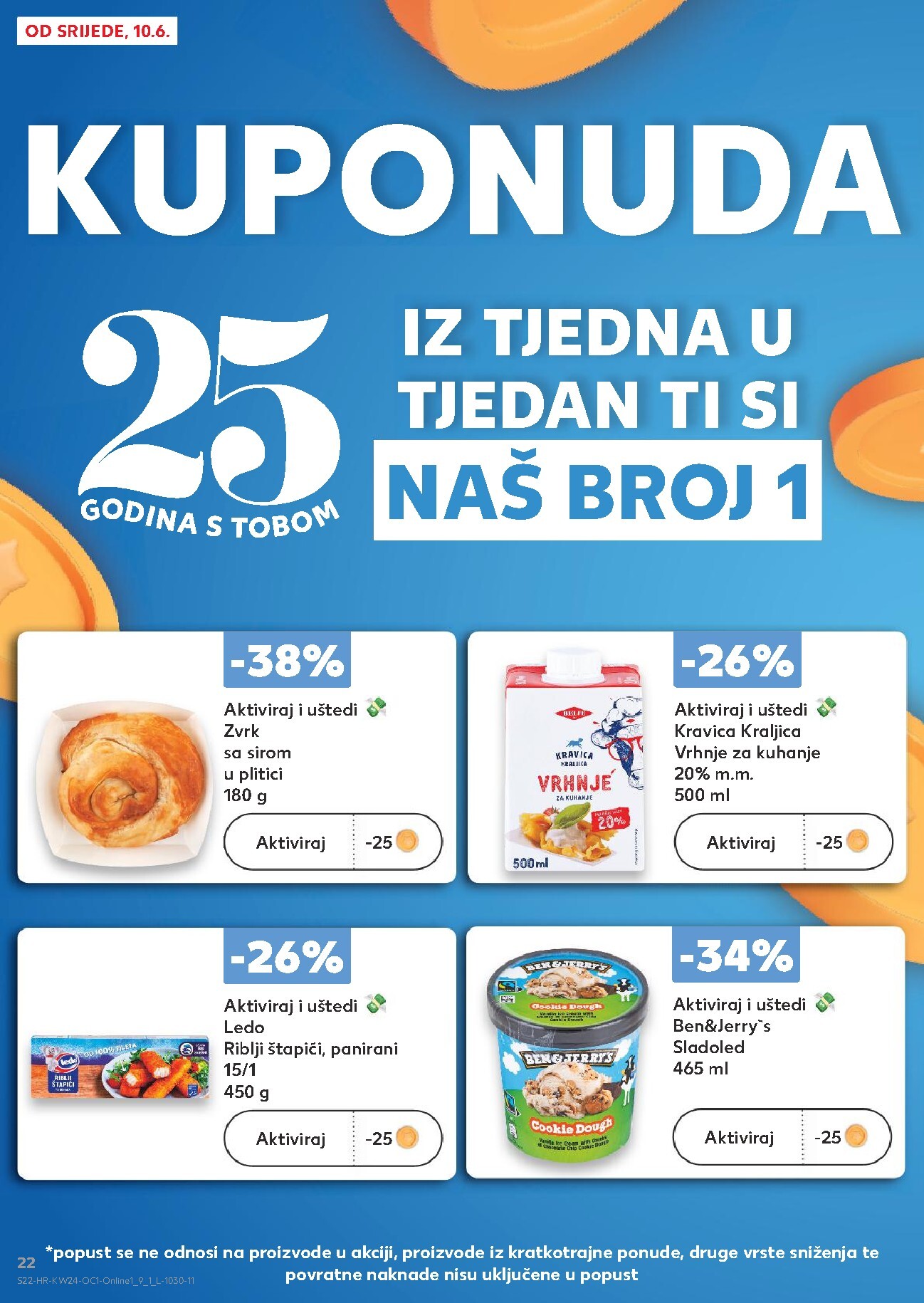 kaufland - Novi Kaufland - Ti si naš broj 1 katalog od srijede, 10.06.2026 do utorka, 16.06.2026 - page: 22